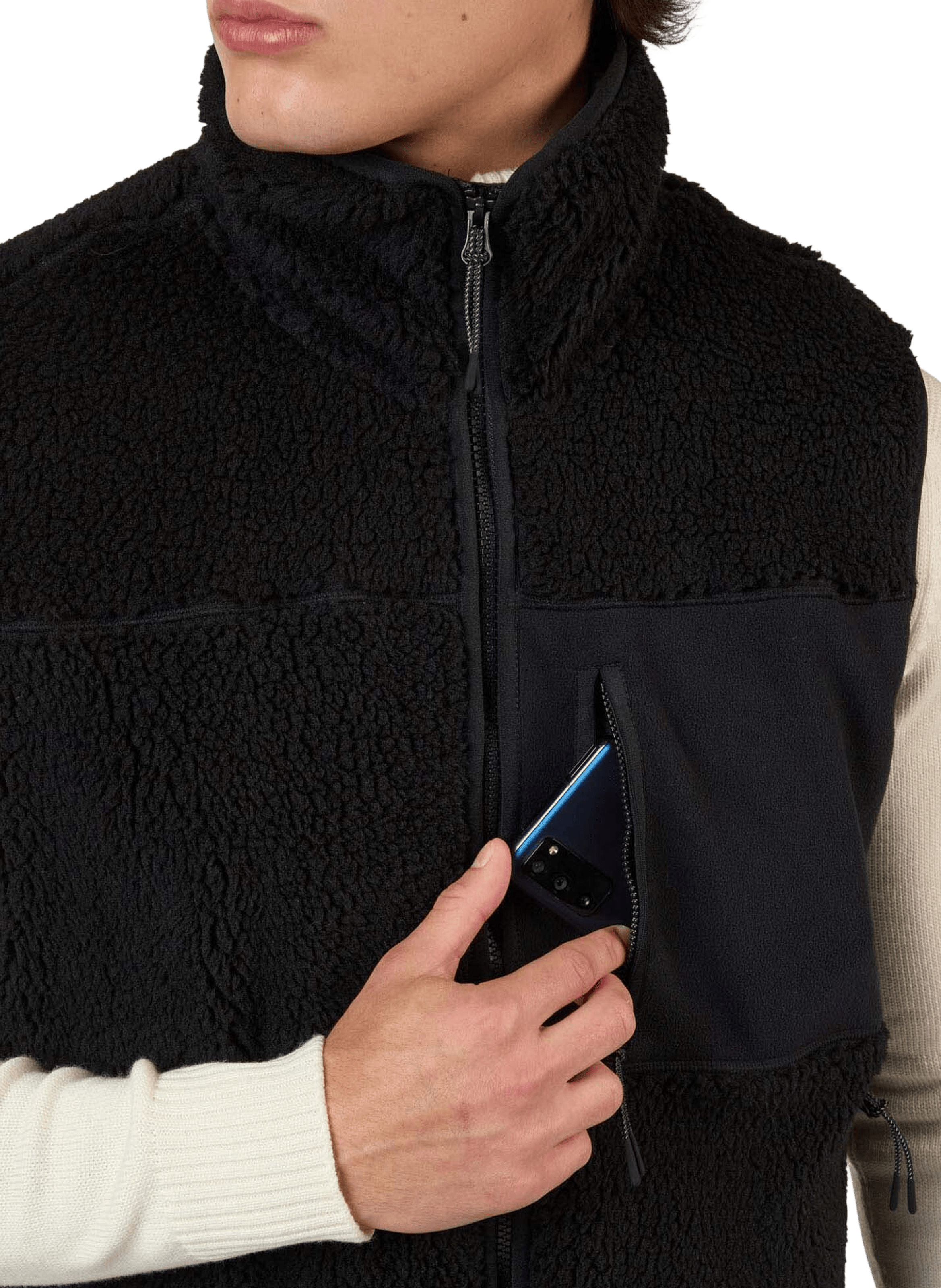 Veste sans manches à col montant ROSSIGNOL Noir