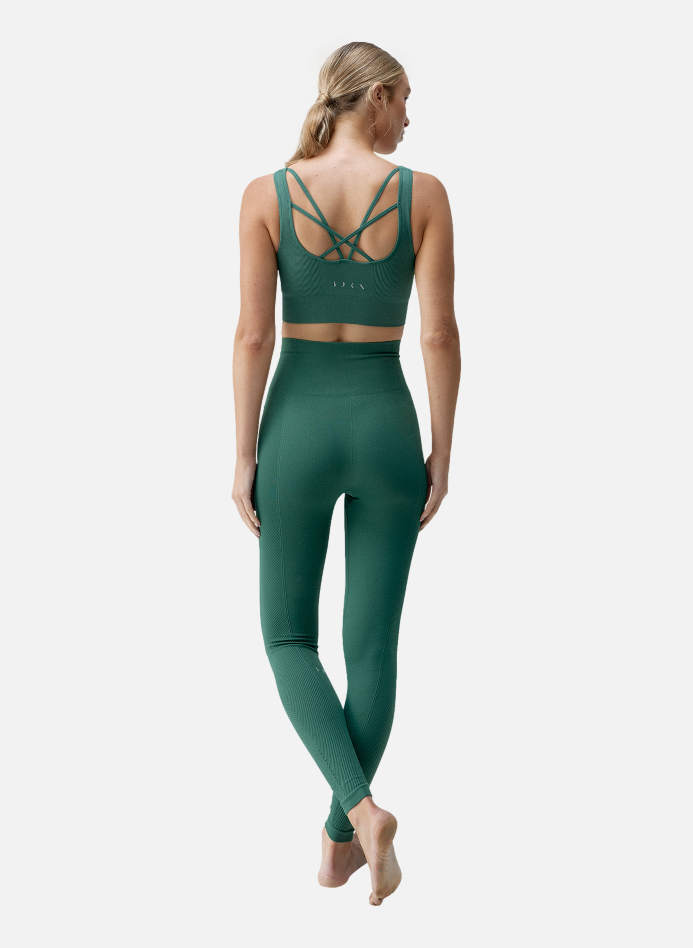 Brassière de Sport Seamless Fixation Moyenne NAISHA BORN LIVING YOGA Kaki