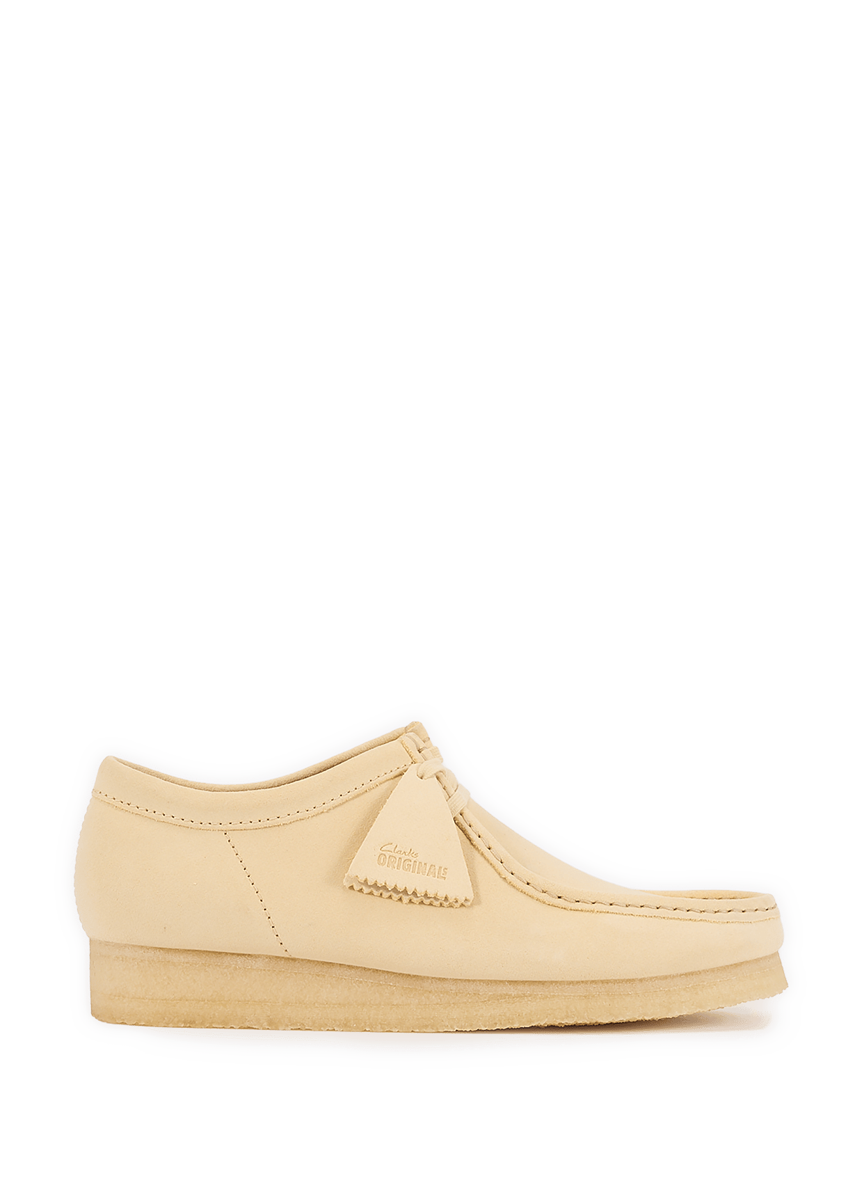 Suede leather derbies CLARKS Yellow
