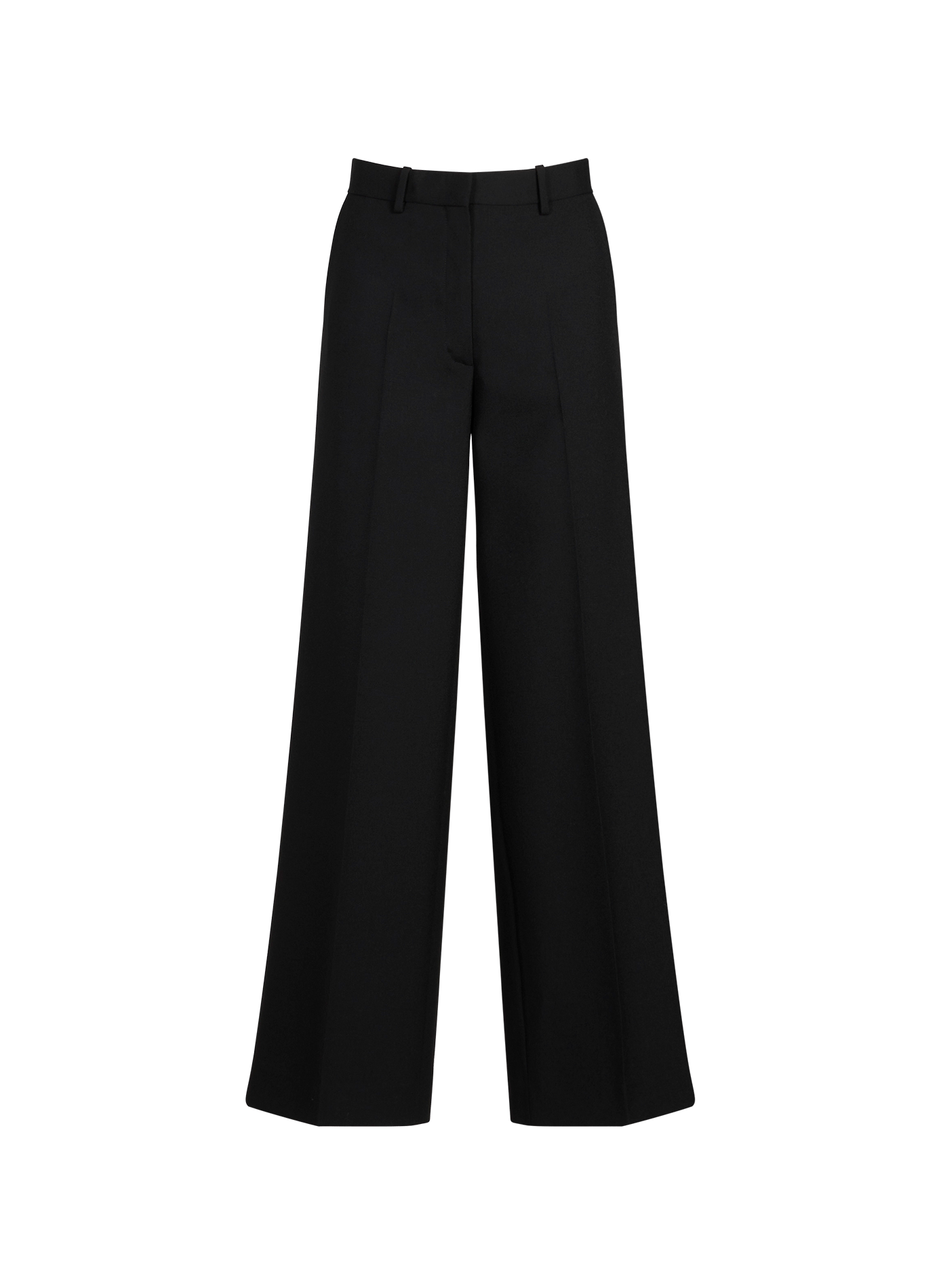 Wijde hoge taille broek Calvin Klein Collection Zwart