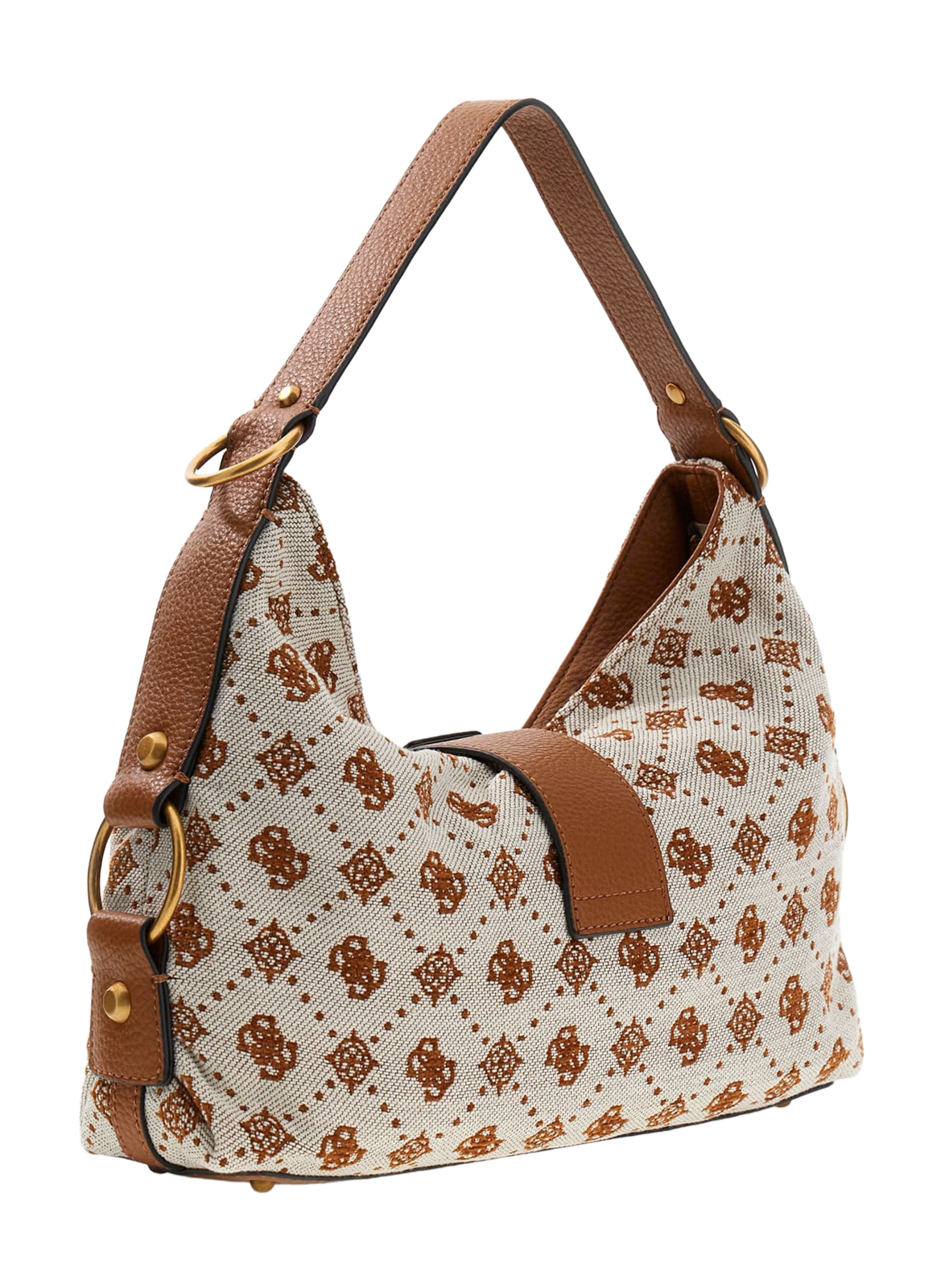 Sac à main Camden à motif logotypé GUESS Marron