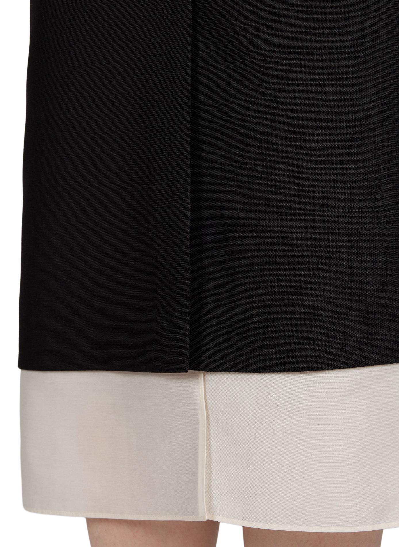 Gonna diritta con fodera SANDBEIGE Nero