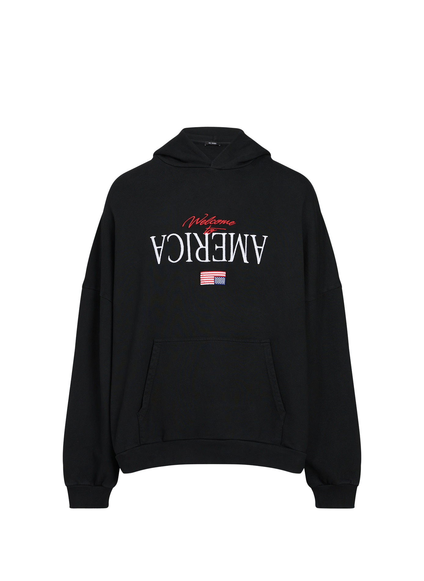 Sweatshirt en coton Welcome to America - Hooligan WILLY CHAVARRIA Noir
