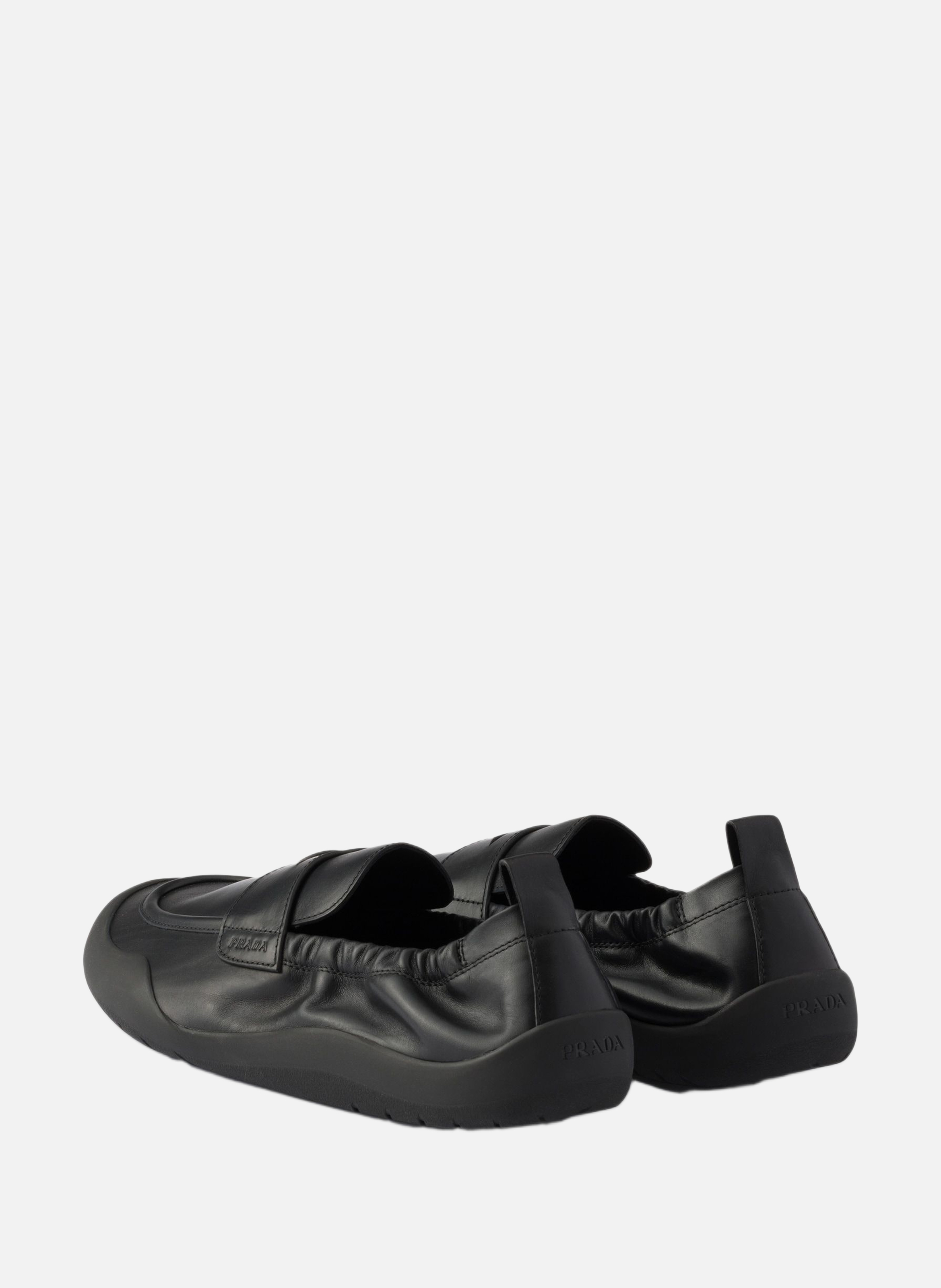 Mocassins speedrock en cuir PRADA Noir