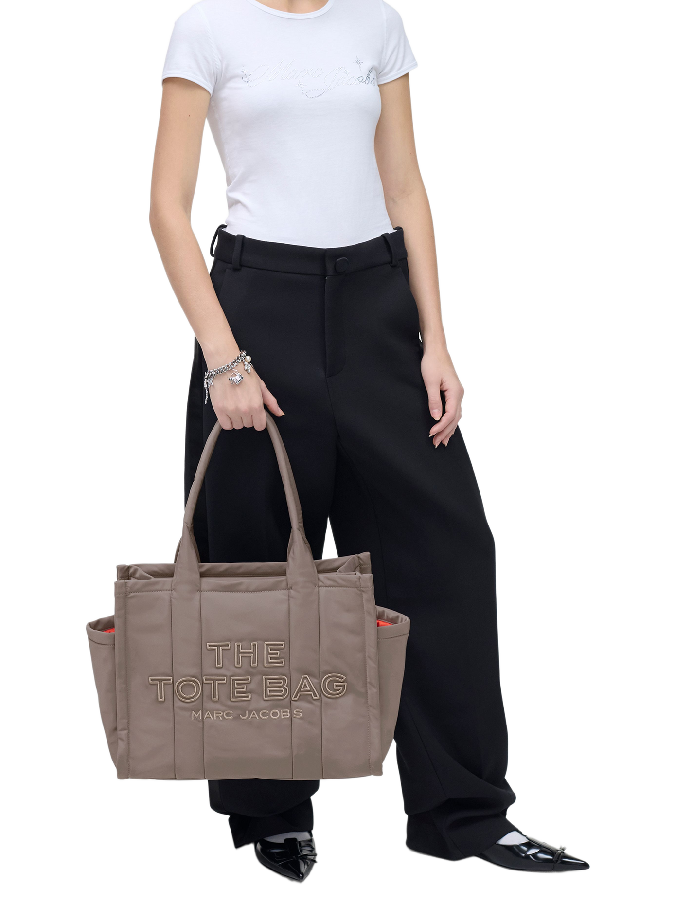 Sac cabas The large tote MARC JACOBS Gris