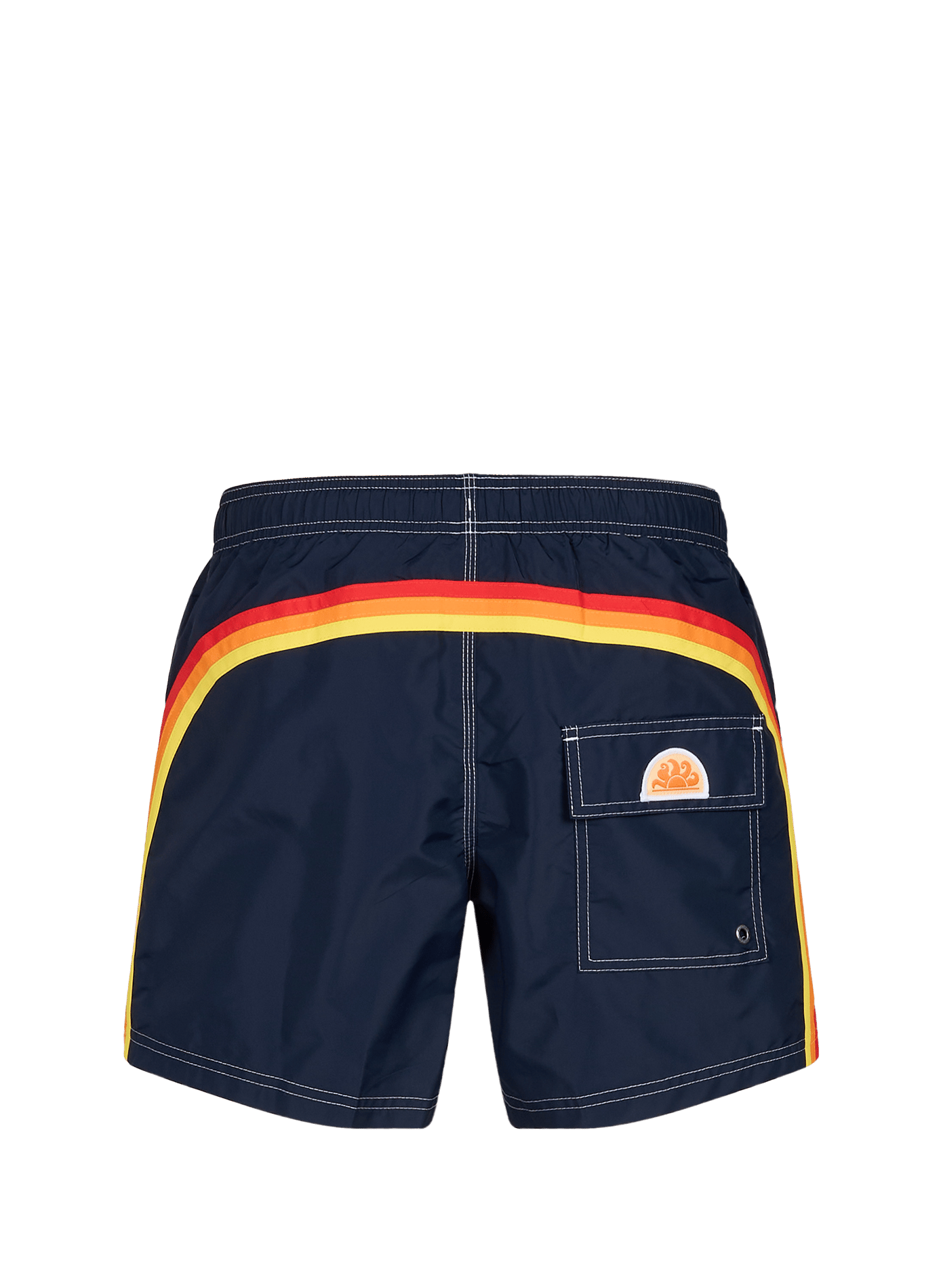 Badehose mit Streifen | Blau SUNDEK Herren