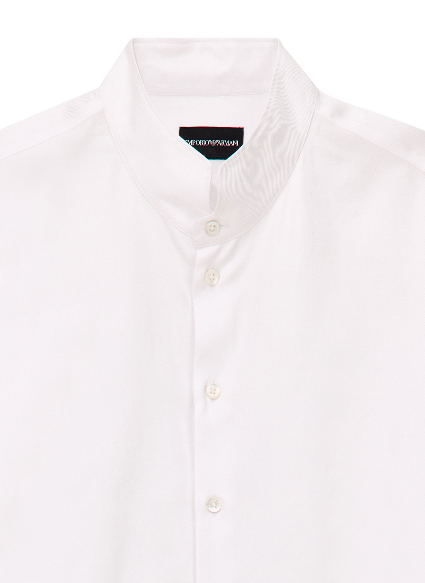 Plain straight shirt EMPORIO ARMANI White