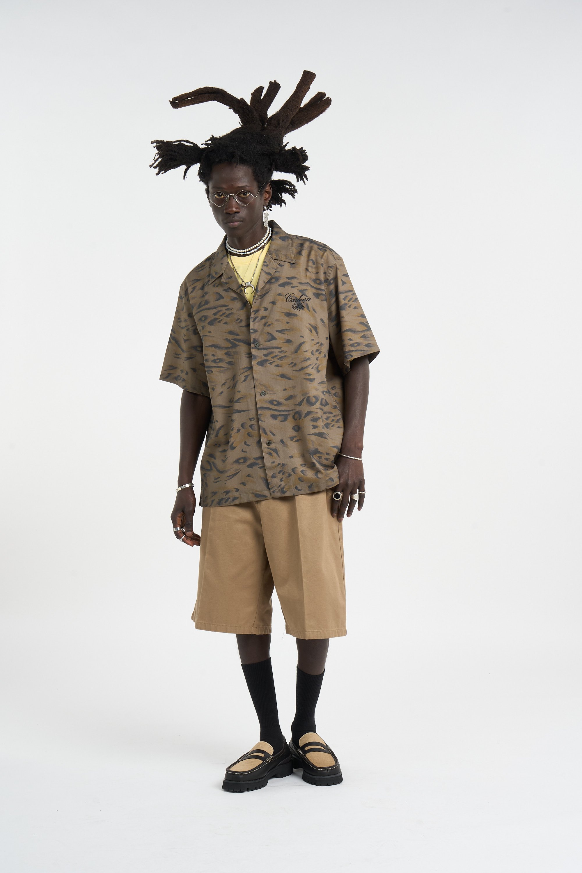 Chemise imprimée travon CARHARTT WIP Noir