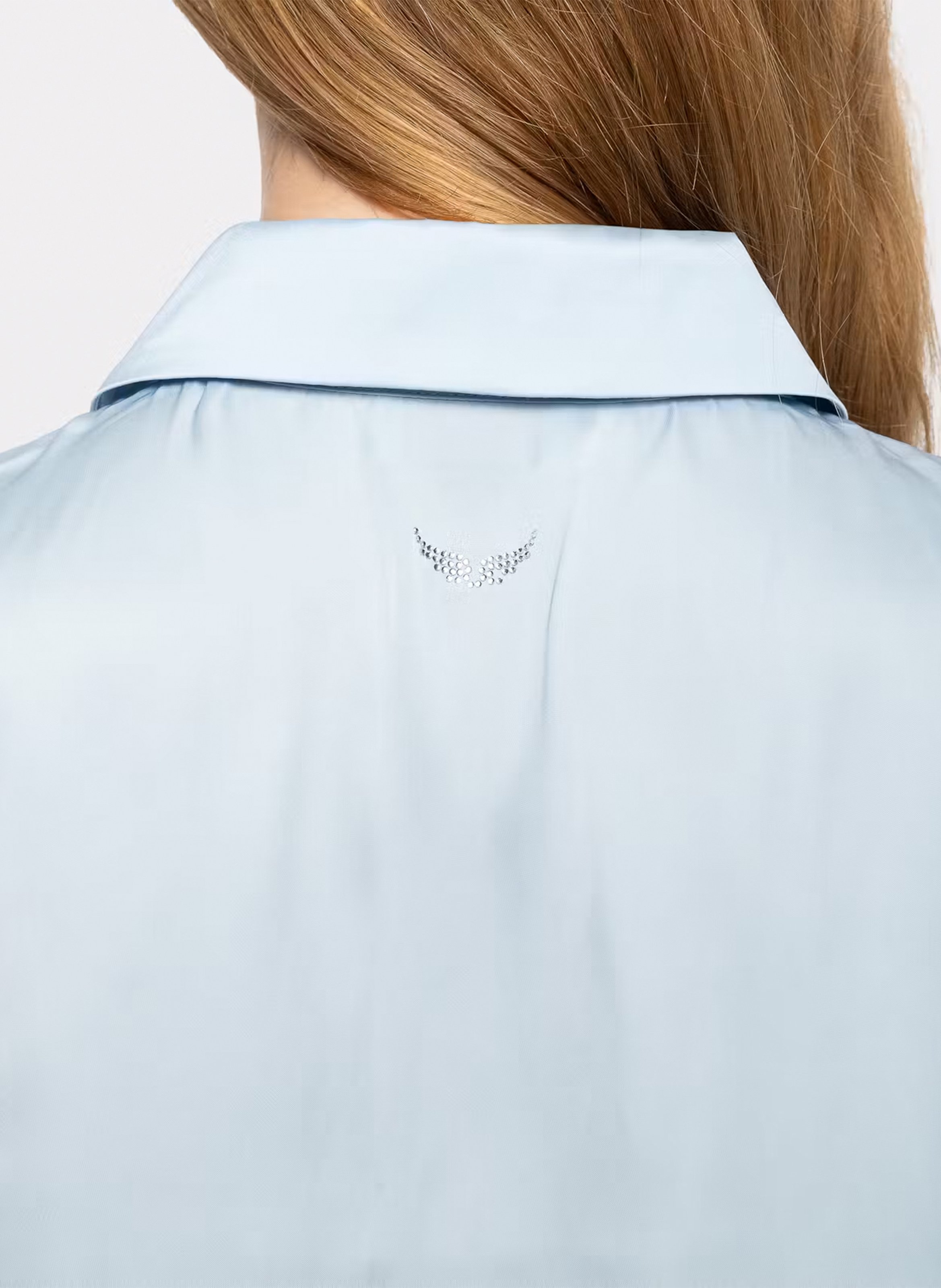 Rechte satijnen blouse Theley ZADIG&VOLTAIRE Blauw