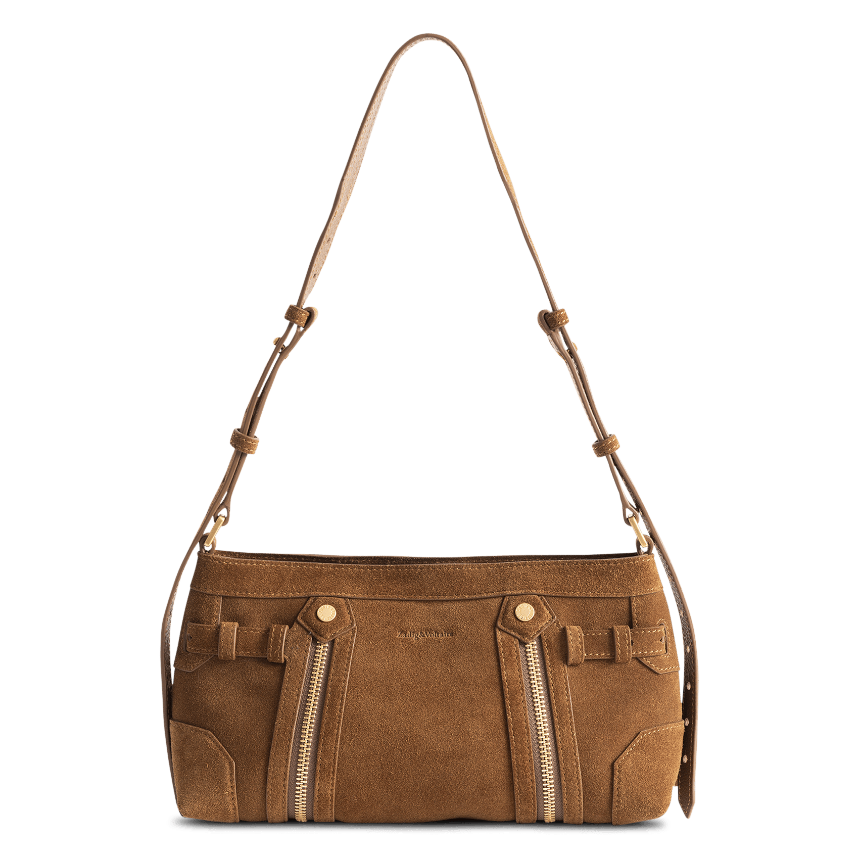 Schoudertas van baby madison leer ZADIG&VOLTAIRE Bruin