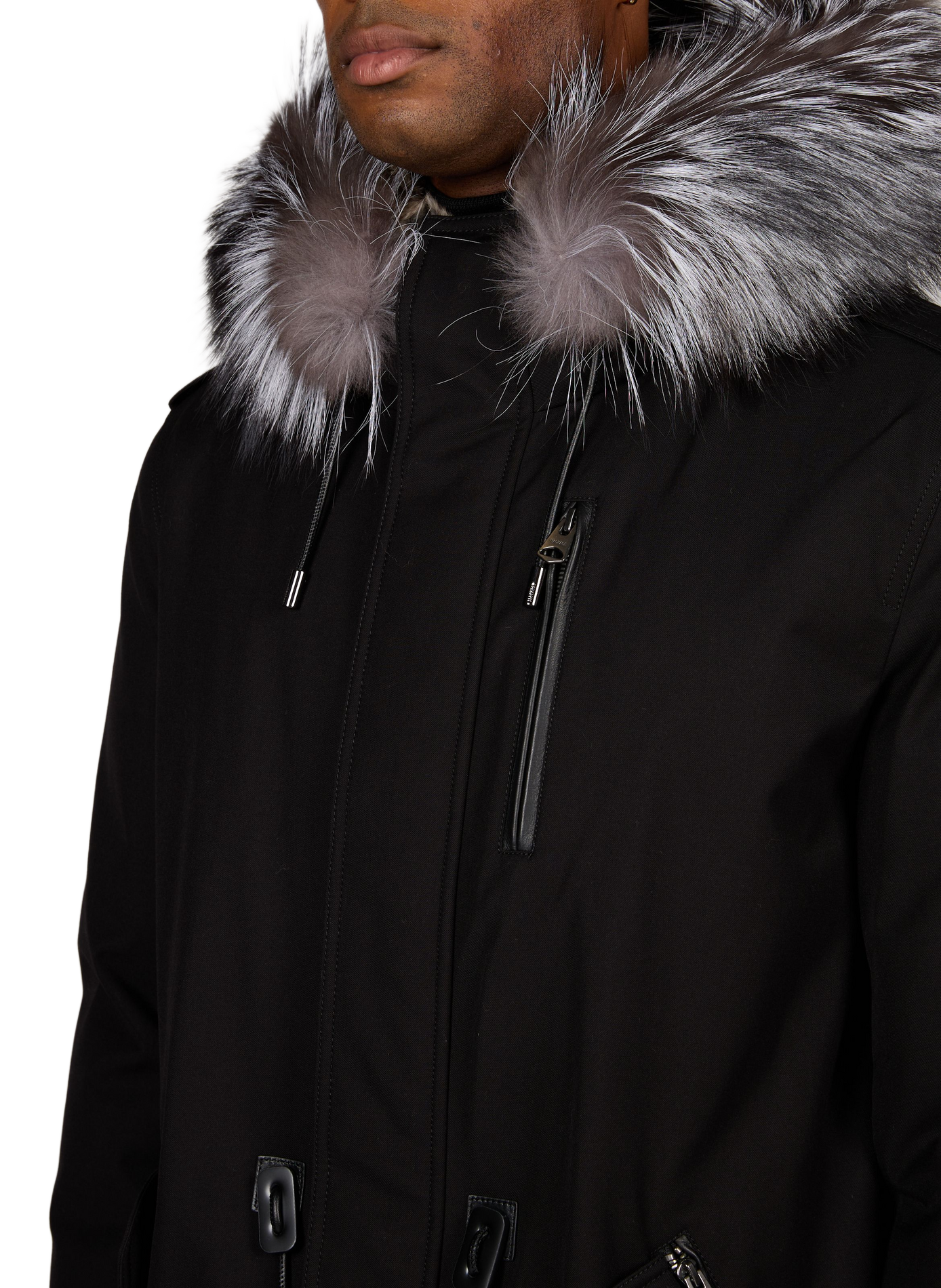 Rechte parka Moritz met capuchon MACKAGE Zwart