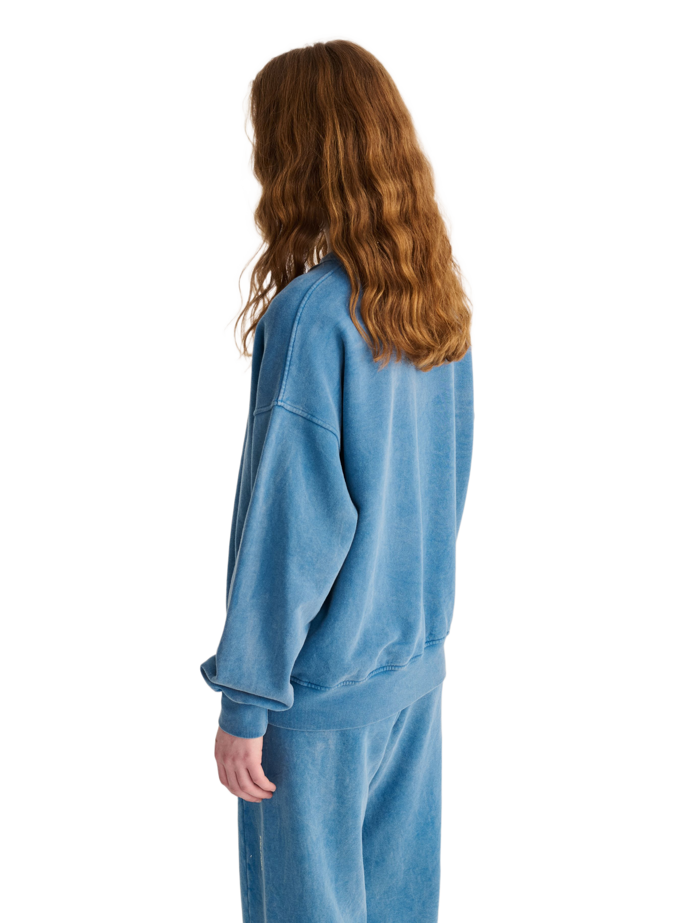 Großer Sweatshirt mit gesticktem Logo aus Baumwolle BOBO CHOSES Blau