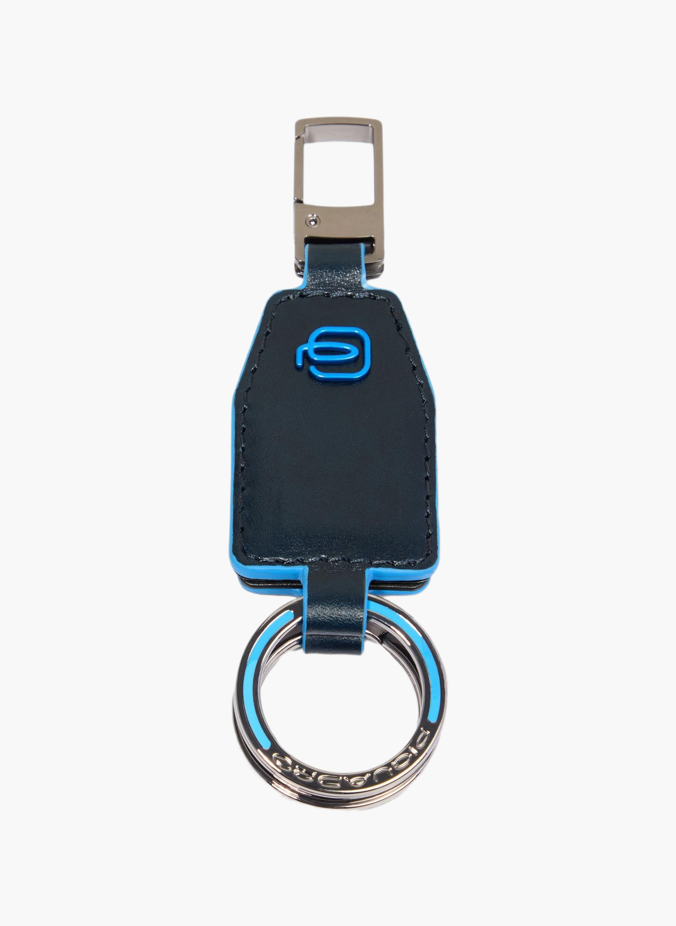 Porte-clés en cuir divisible PIQUADRO Bleu