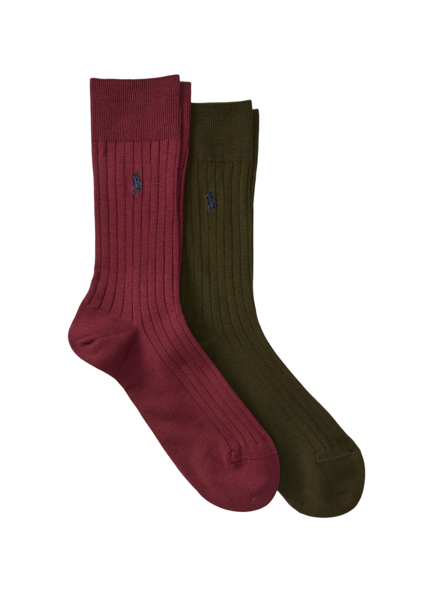 2 paires de chaussettes en maille côtelée POLO RALPH LAUREN Multicolore