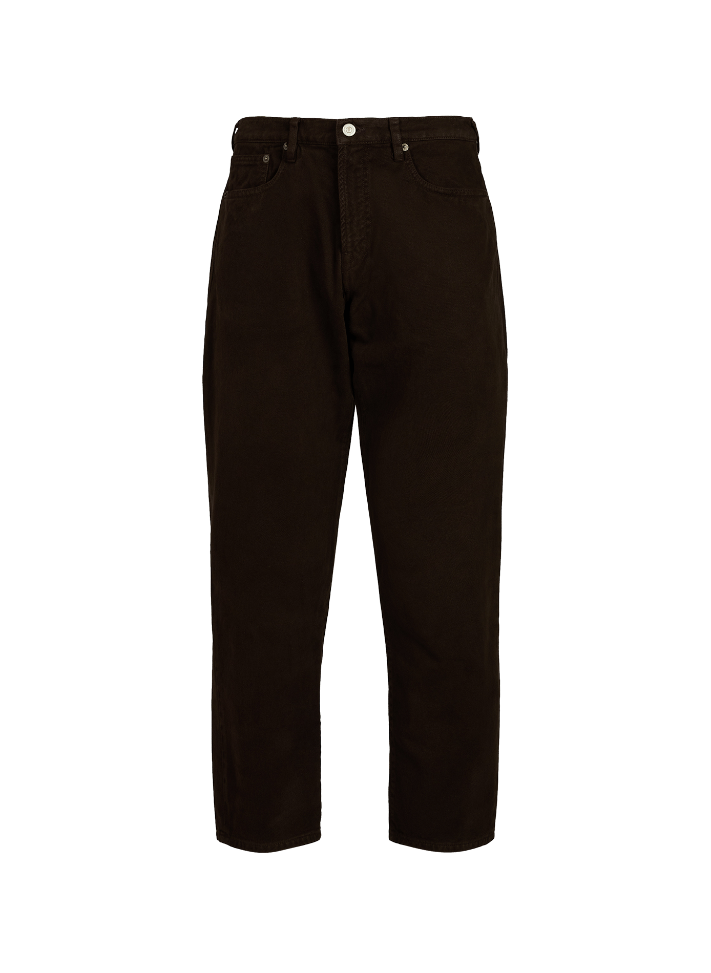 Jeans large en coton PAUL SMITH Marron