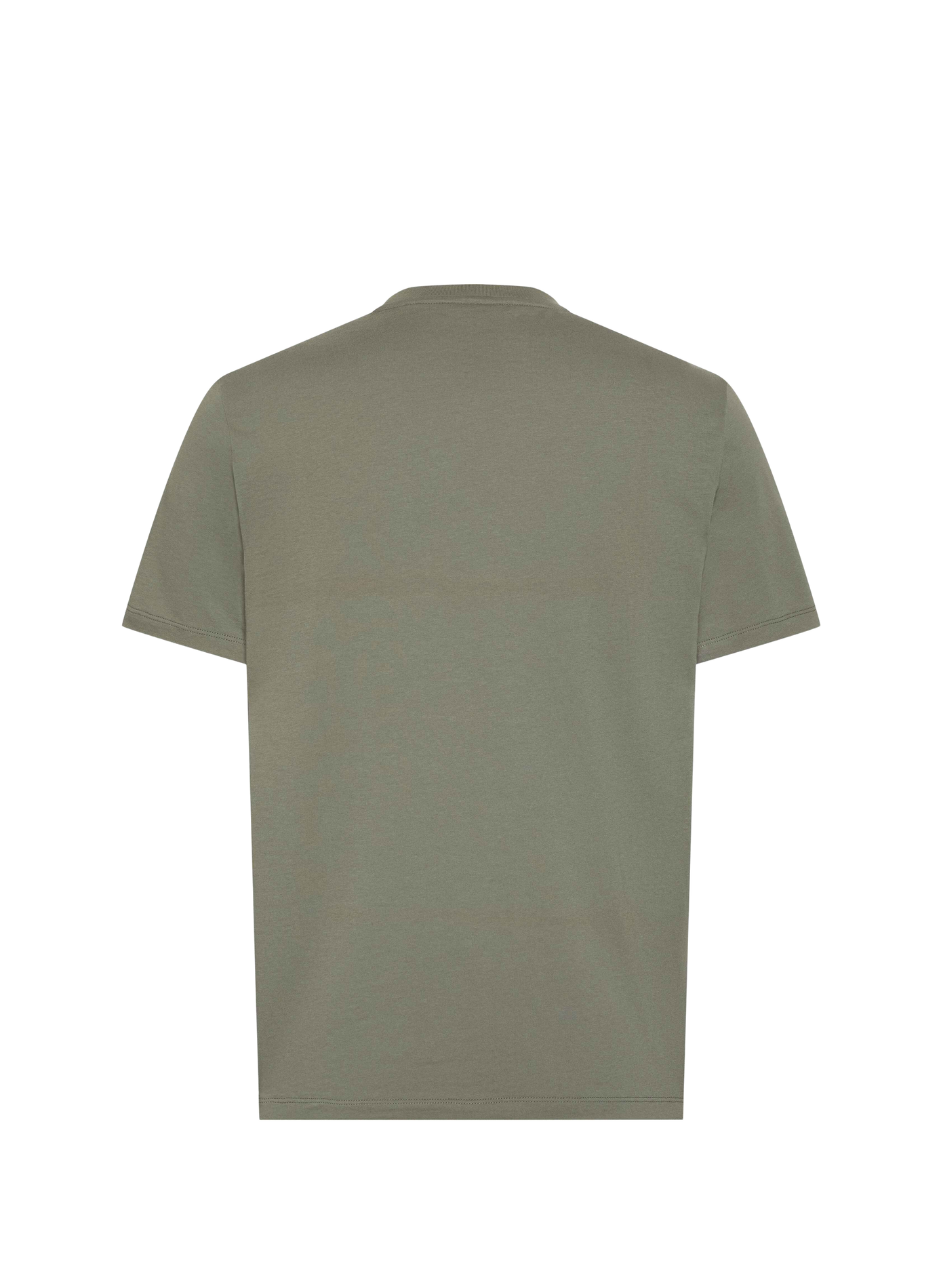 Katoenen T-shirt | Kaki CALVIN KLEIN Heren