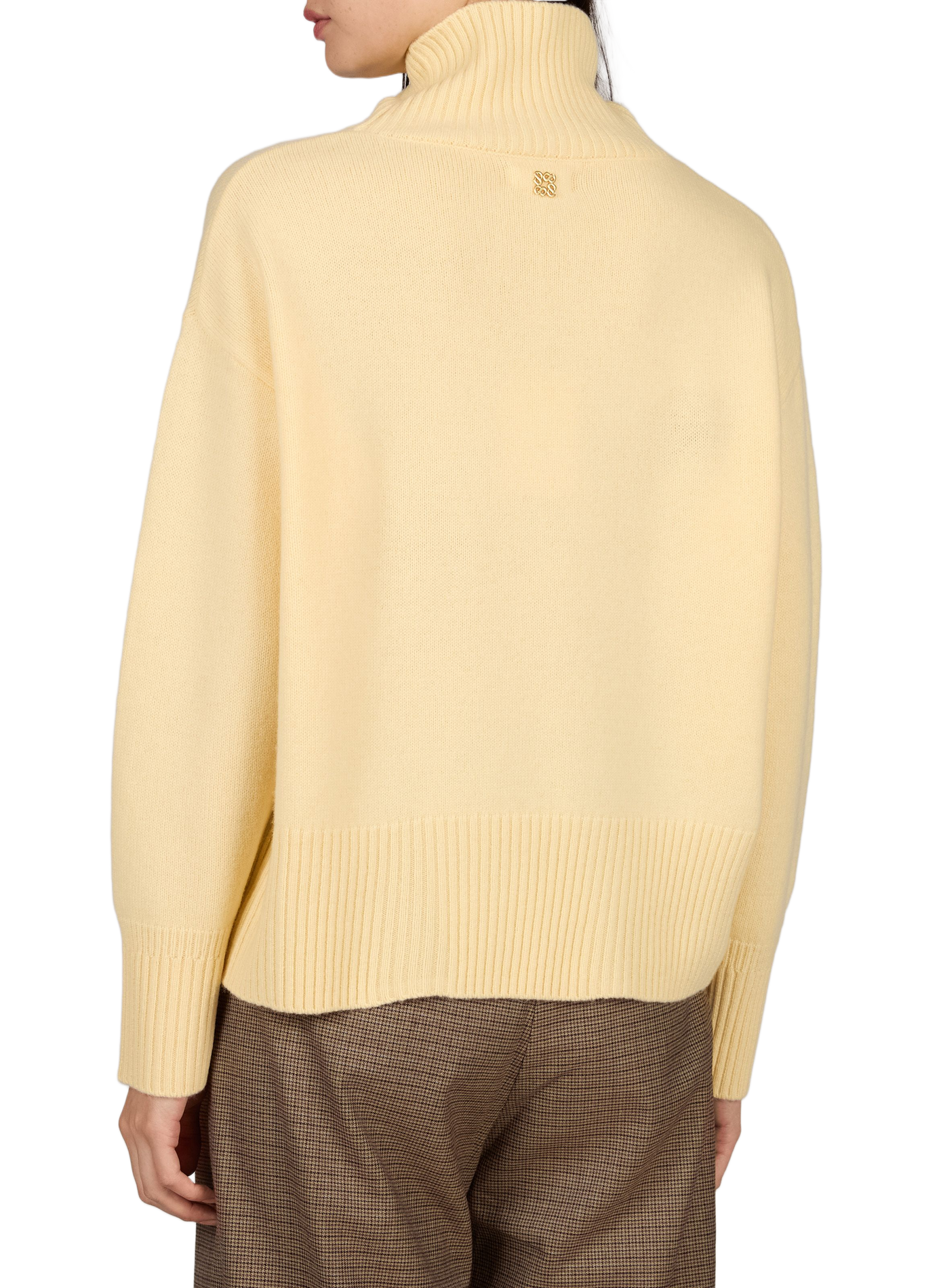 PALACE oversized wool sweater SUNCOO Yellow