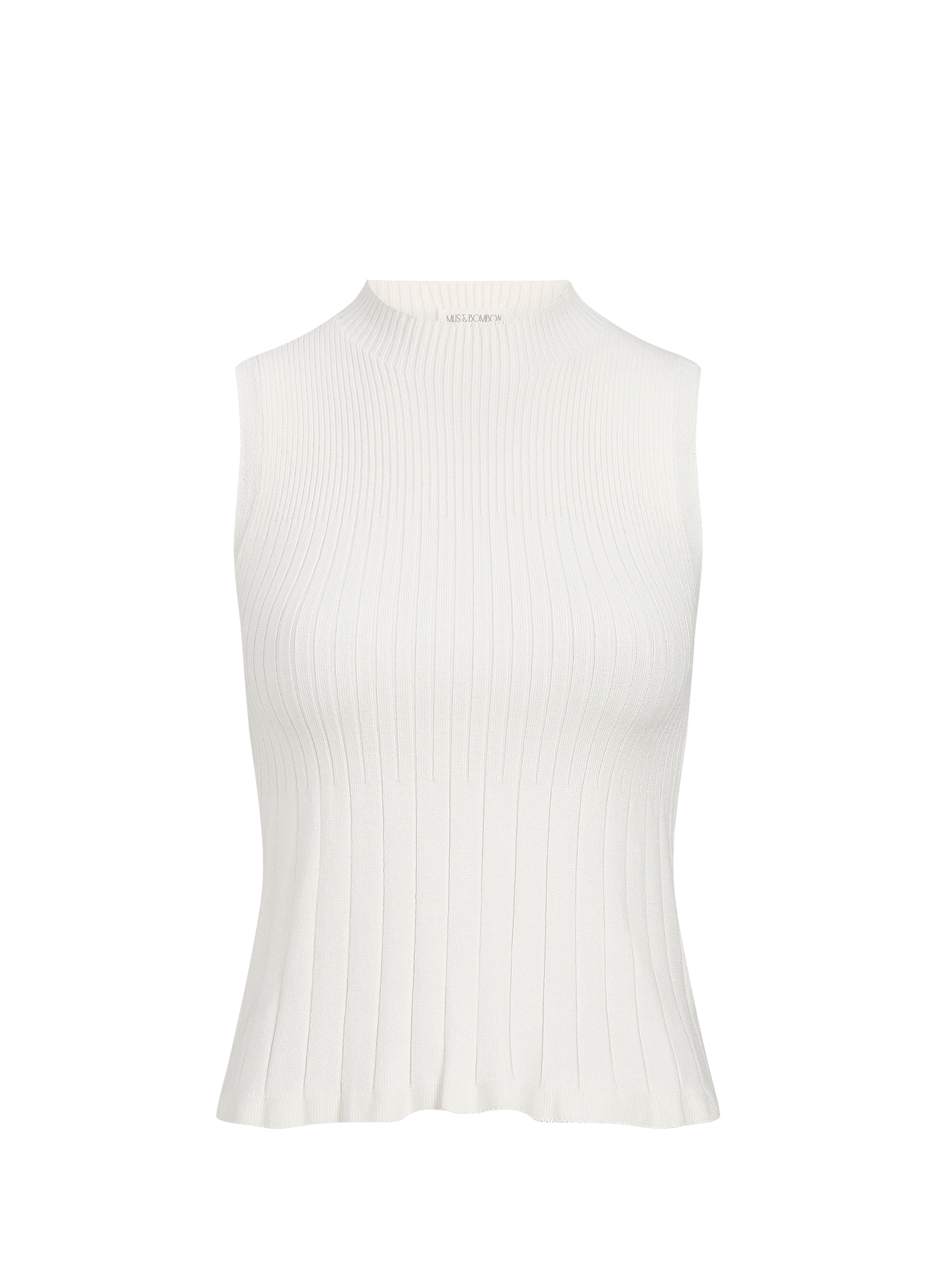 Fitted ETERNA sleeveless top MUS & BOMBON White