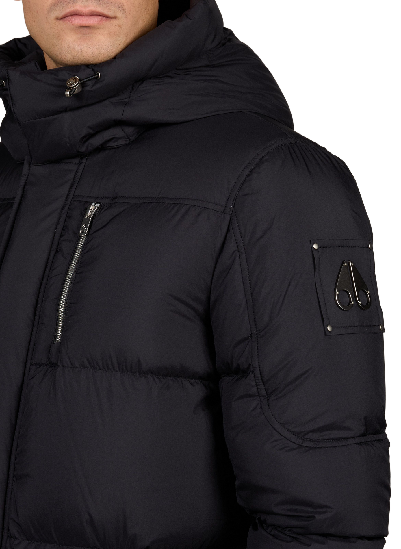 Everest hooded puffer jacket MOOSE KNUCKLES Black