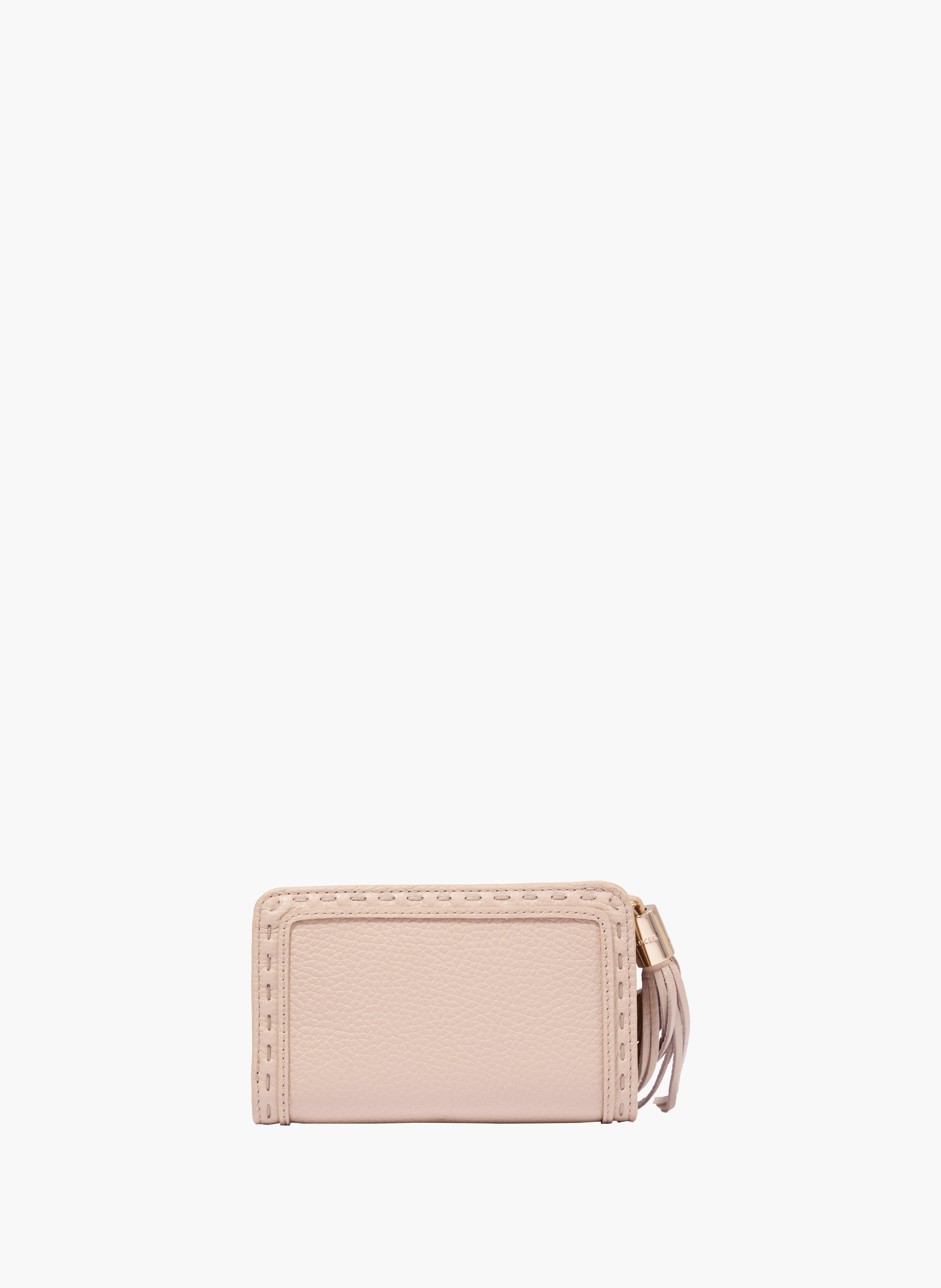 Compacte rechthoekige portefeuille van Lancel's Premier Flirt in leer. | Beige LANCEL Dames