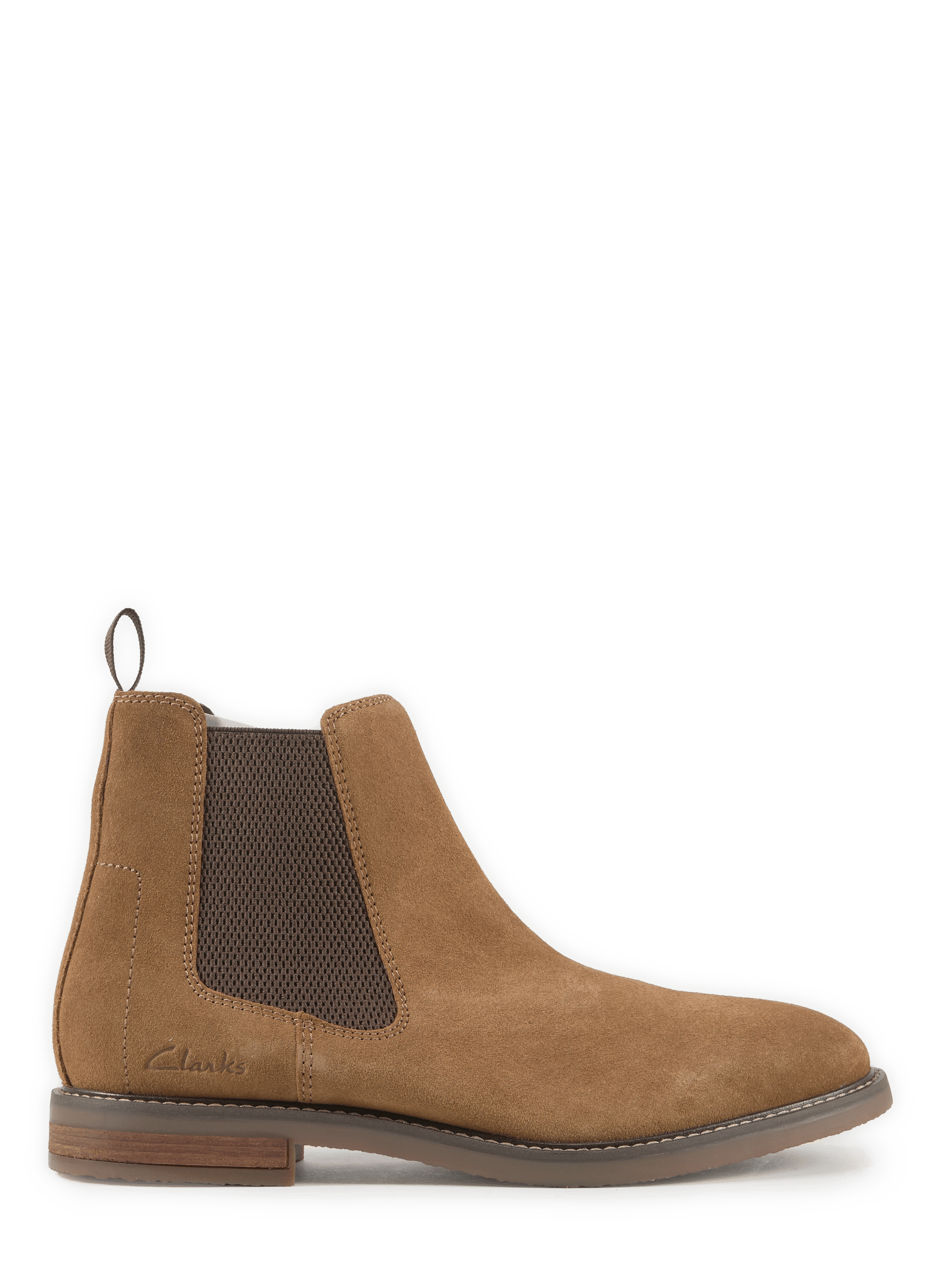 Jaxen Easy suede leather ankle boots CLARKS Brown