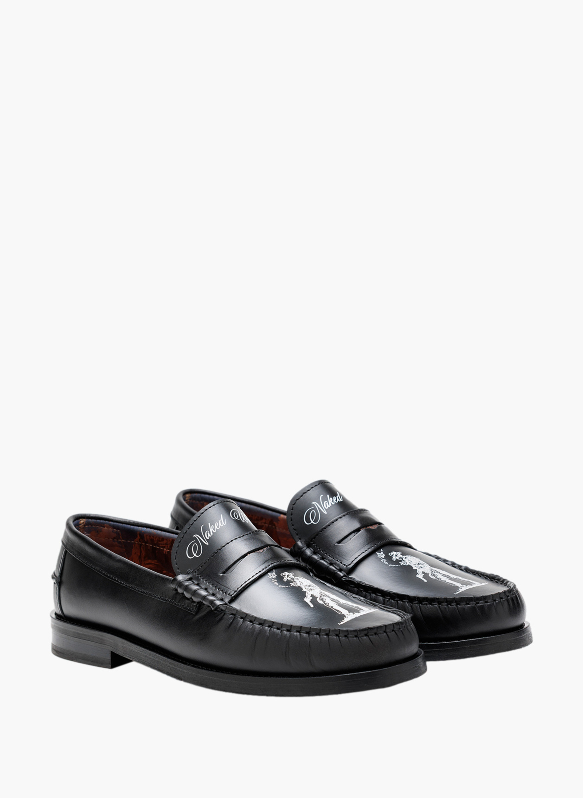 Mocassins riviera sailor NAKED WOLFE Noir