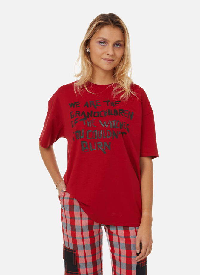Printed cotton T-shirt  JEANNE FRIOT