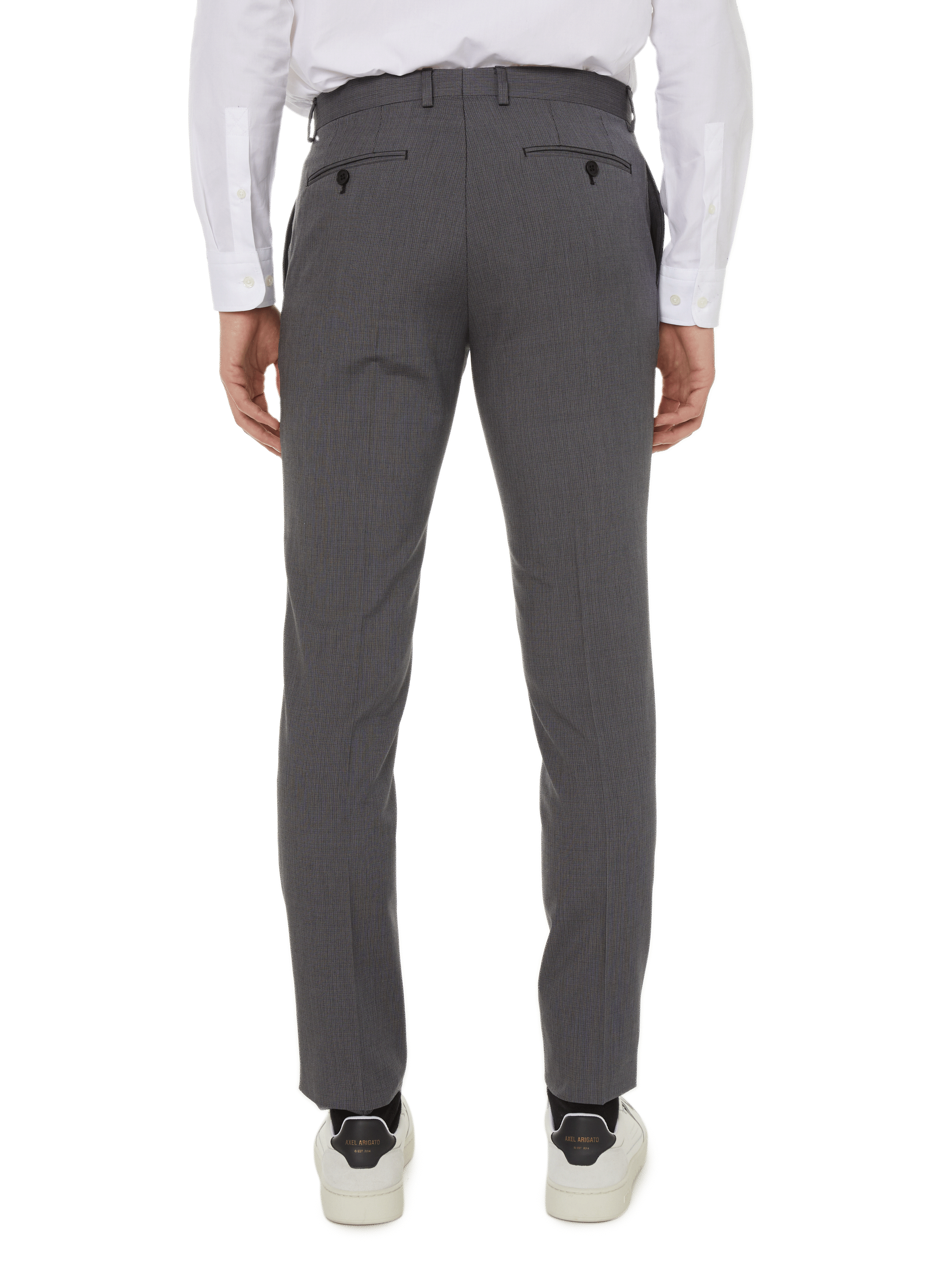 Wool-blend suit trousers  SAISON 1865 Grey