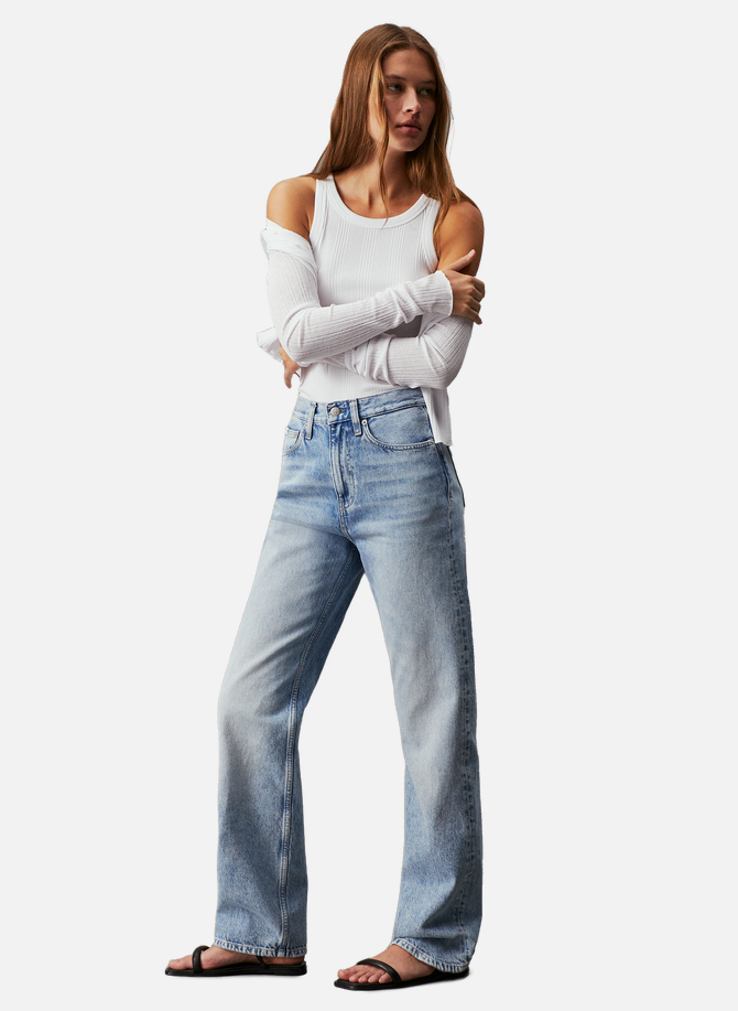 Faded straight-cut jeans CALVIN KLEIN