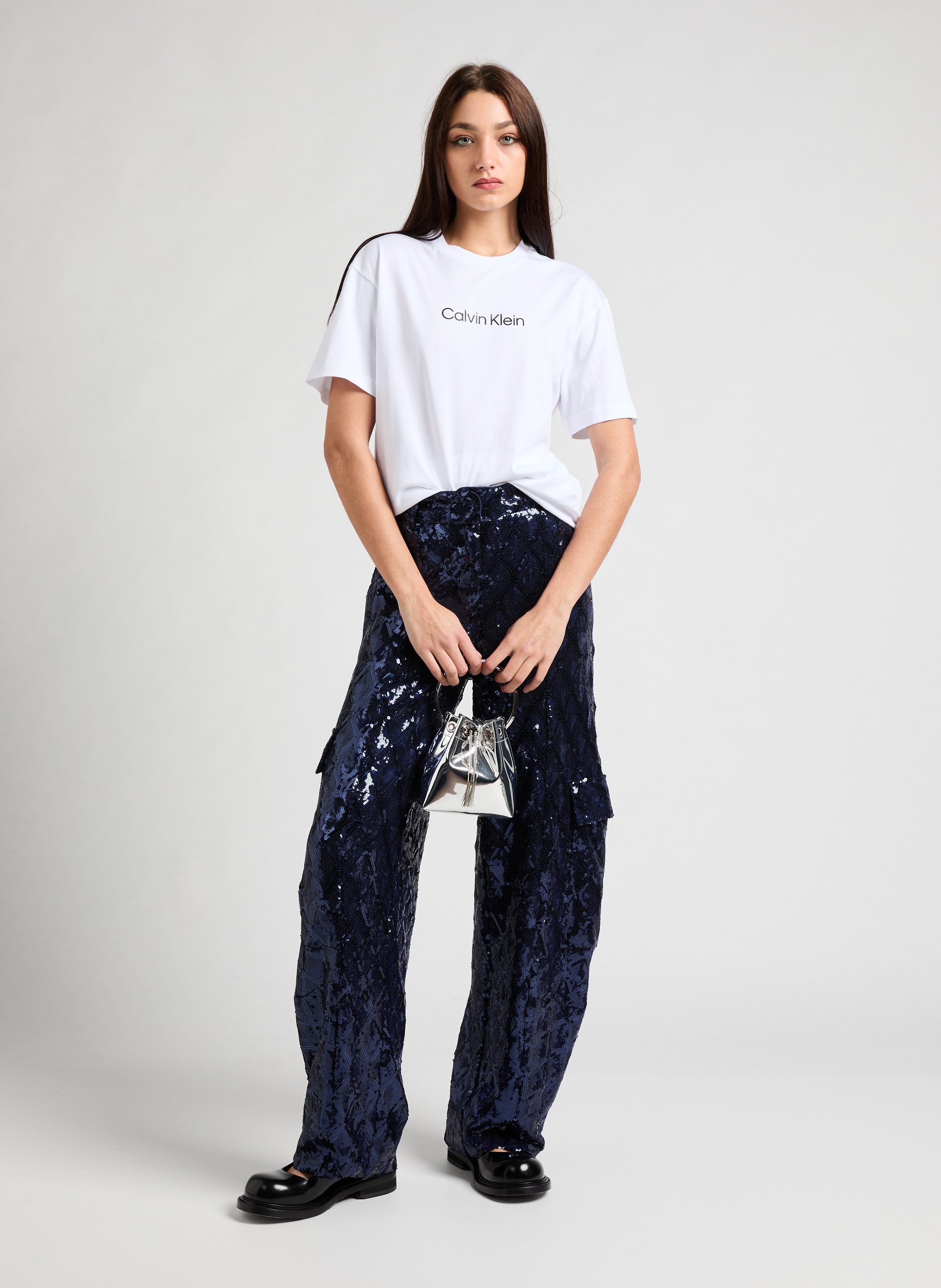 T-shirt en coton Blanc