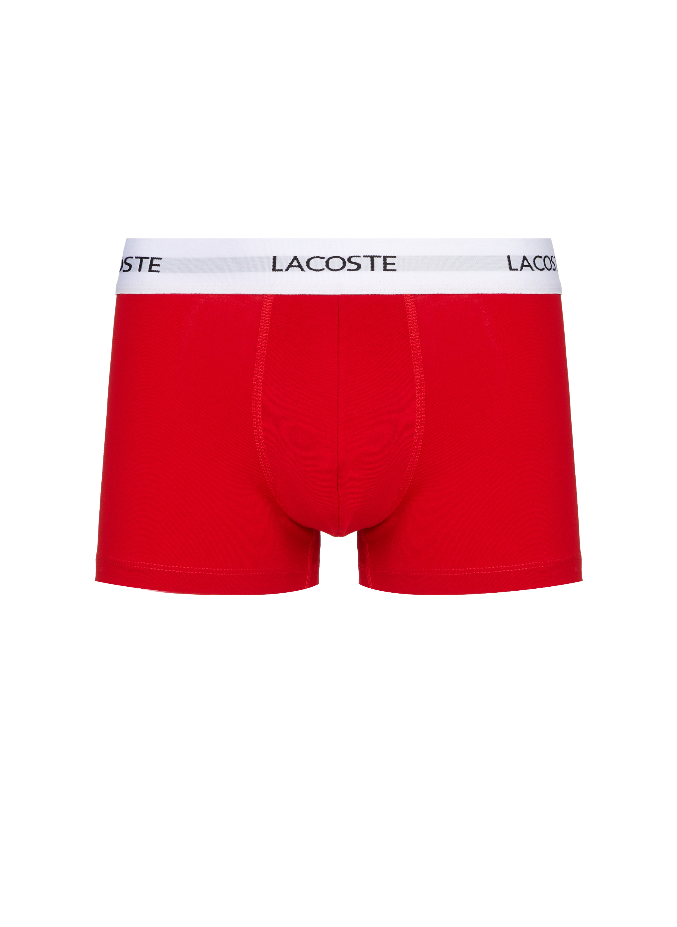 Lot de trois boxers en coton mélangé LACOSTE Multicolore