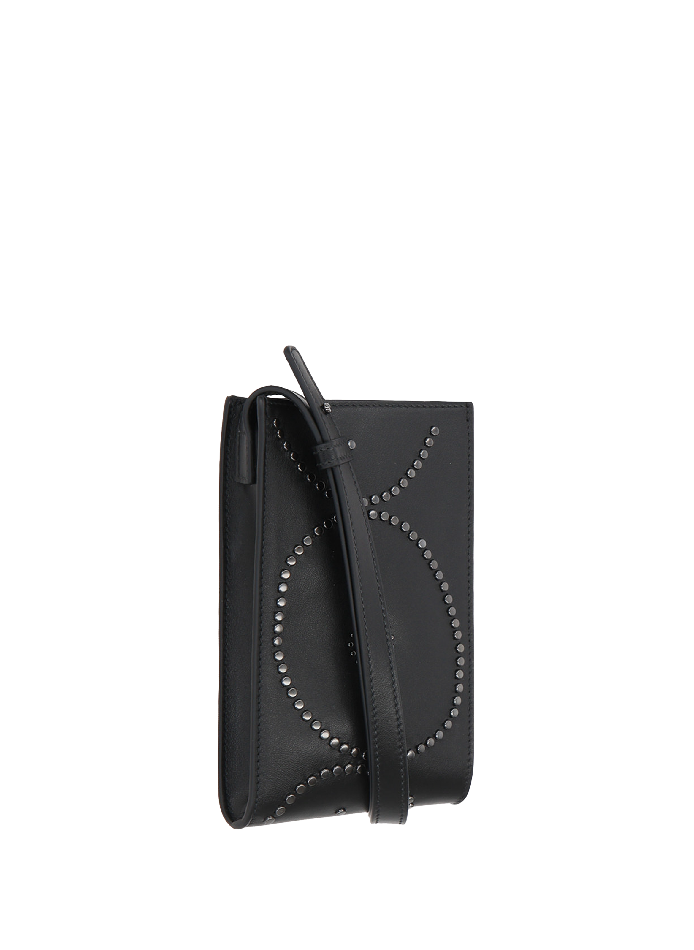 Etui pour téléphone en cuir   10 CORSO COMO Noir