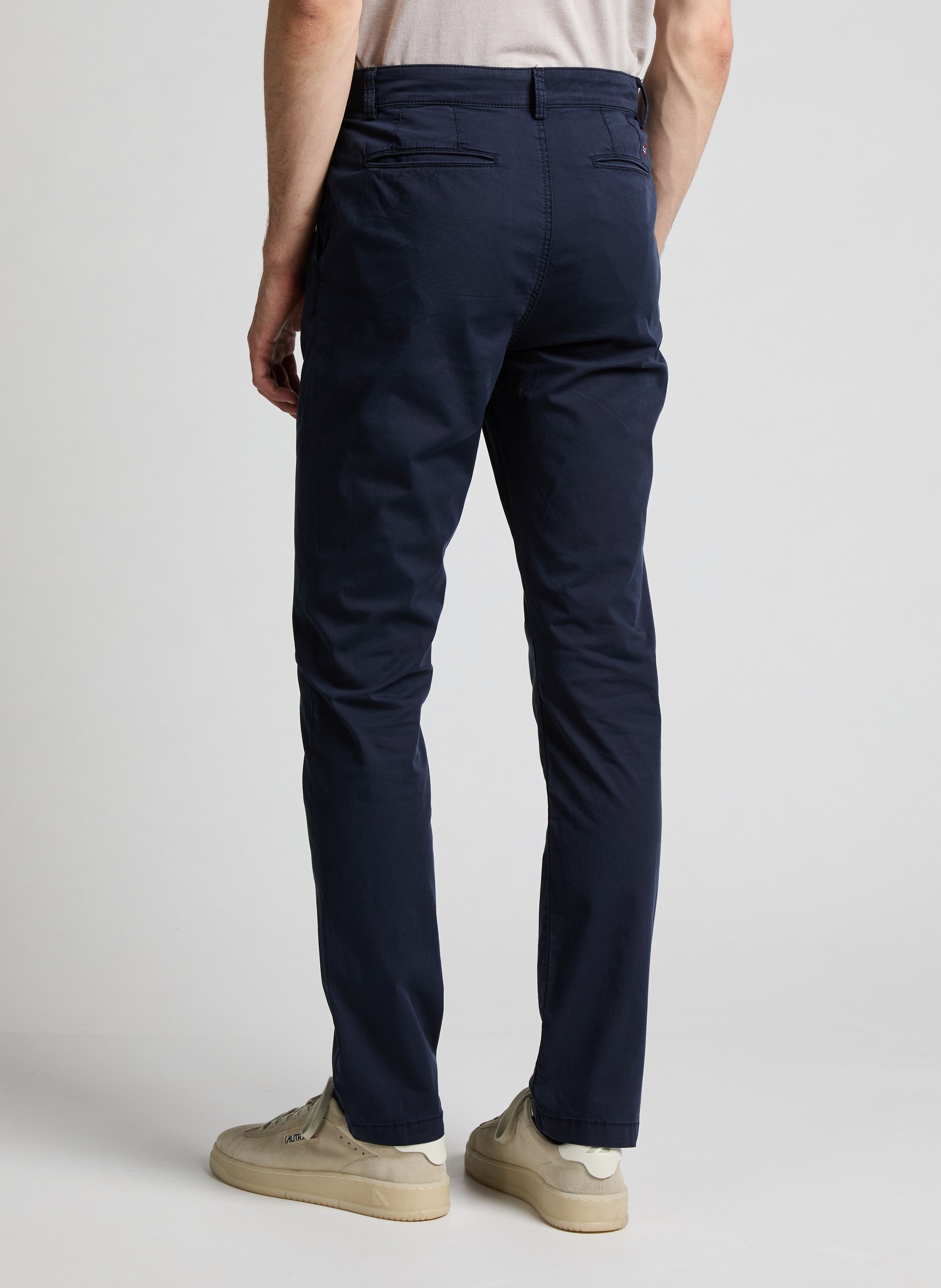 Pantalon en coton NAPAPIJRI Bleu