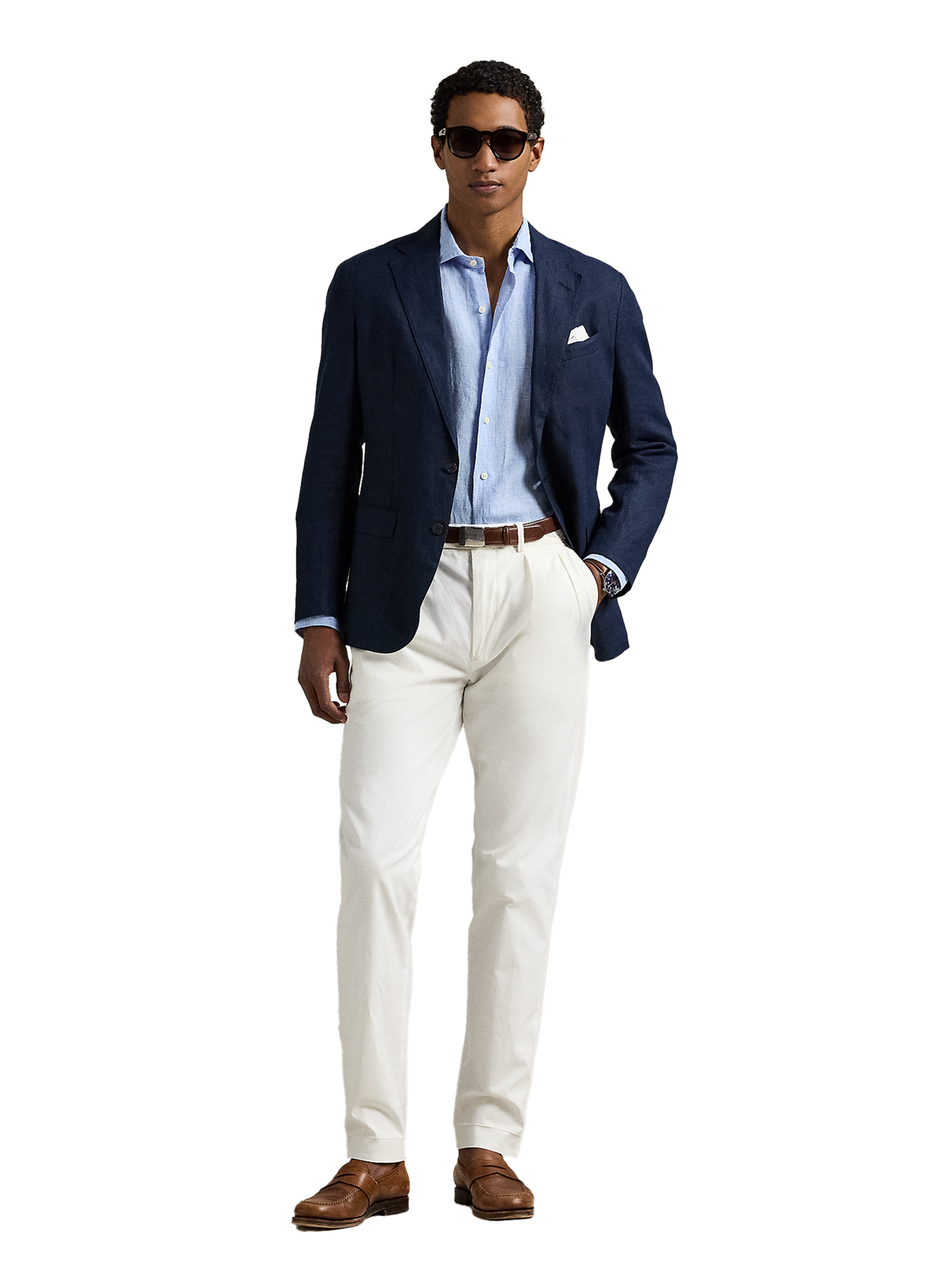 Linen shirt POLO RALPH LAUREN Blue