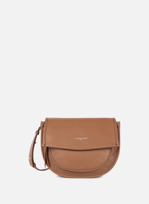 Sac besace - soft selma Marron by LANCASTER LANCASTER Sac besace - soft selma Marron