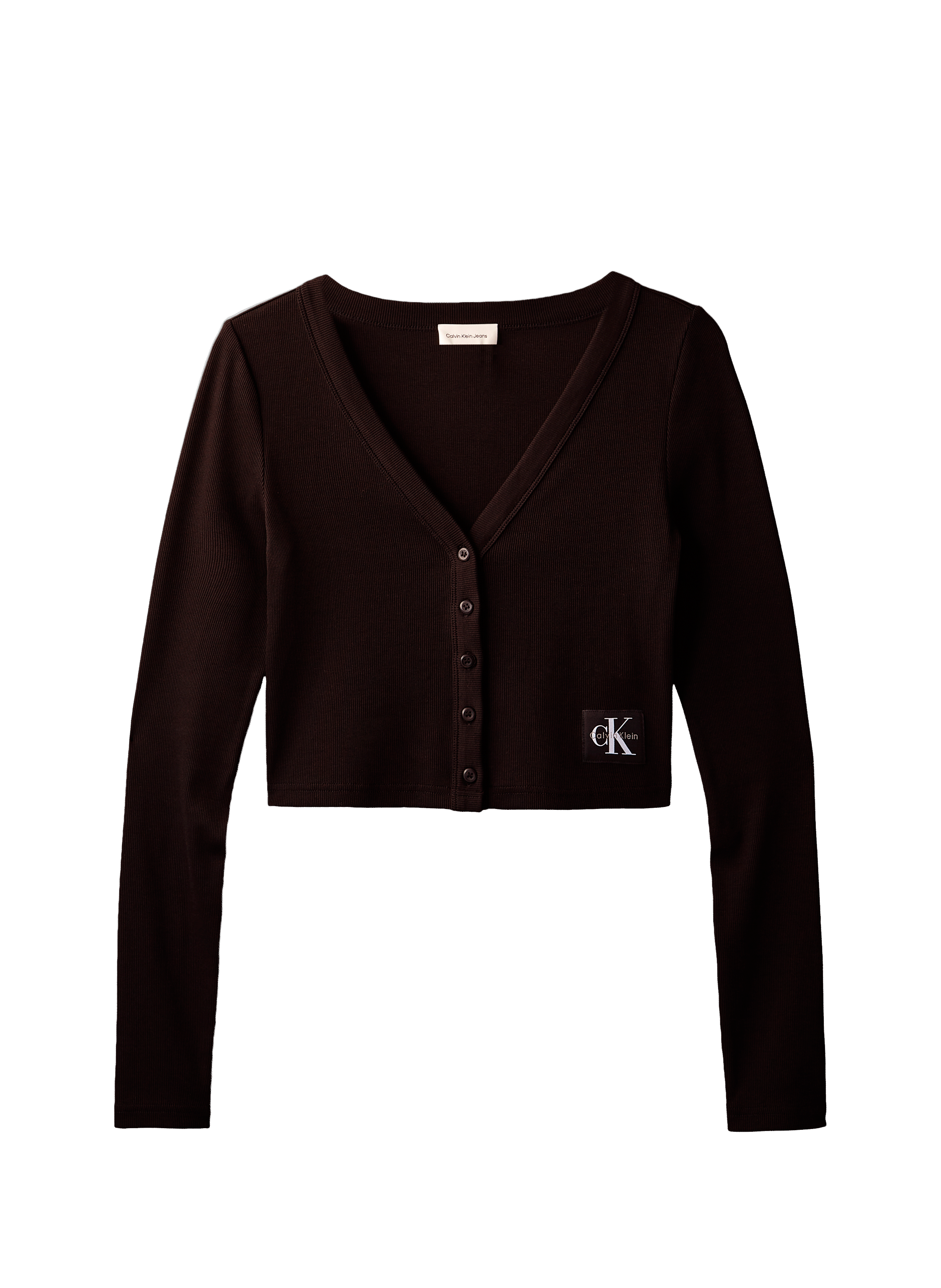 Gilet slim côtelé CALVIN KLEIN Noir