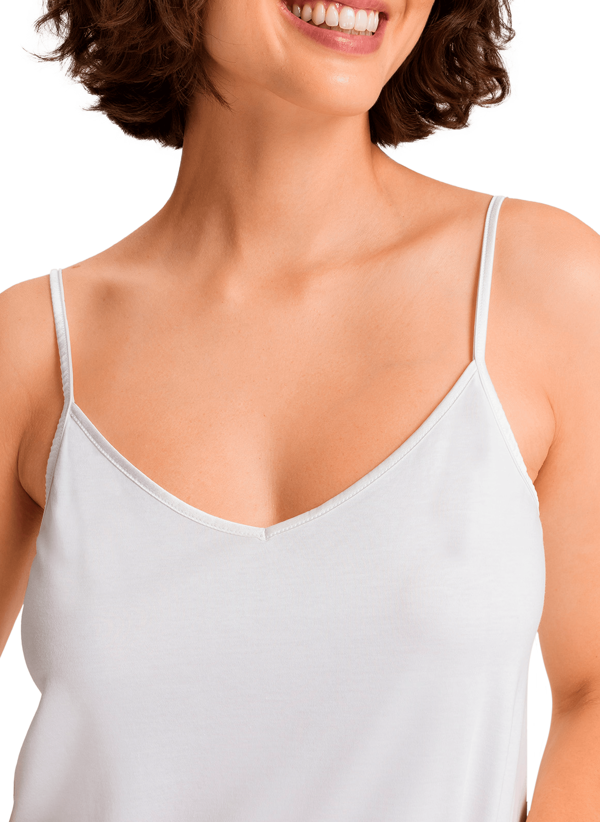 Nuisette en coton HANRO Blanc