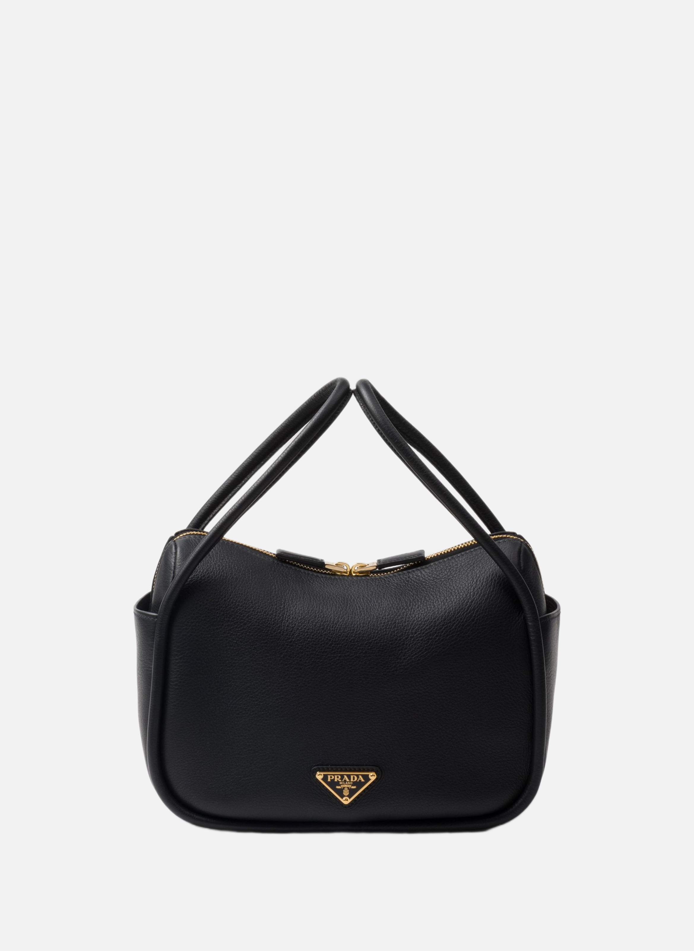 Sac à main prada darling en cuir PRADA Noir