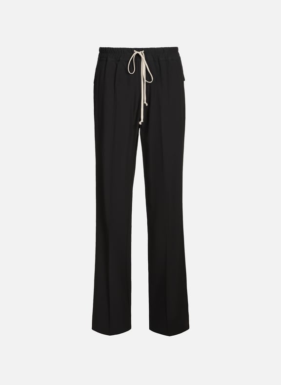 Flared solid color pants Black by RICK OWENS RICK OWENS Flared solid color pants Black