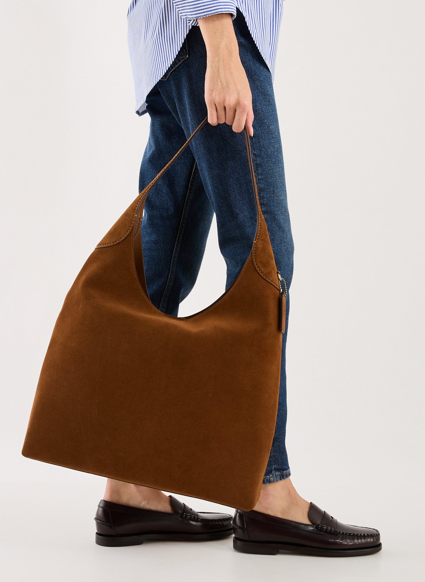 Brooklyn 39 leather tote bag COACH Brown