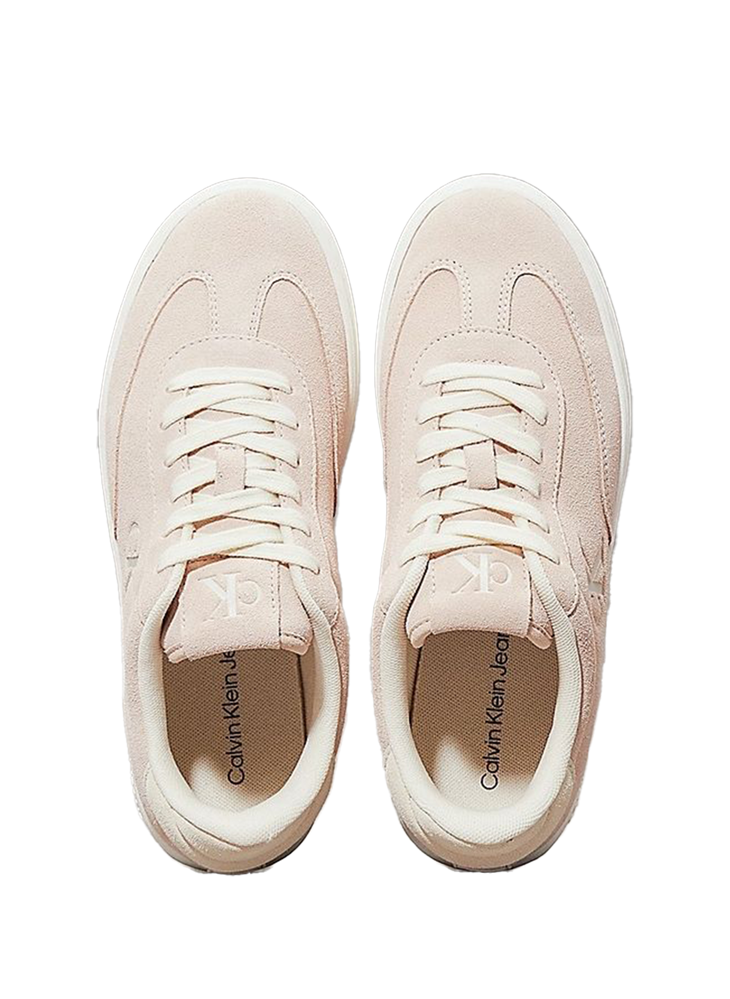 Baskets basses en cuir  CALVIN KLEIN Rose