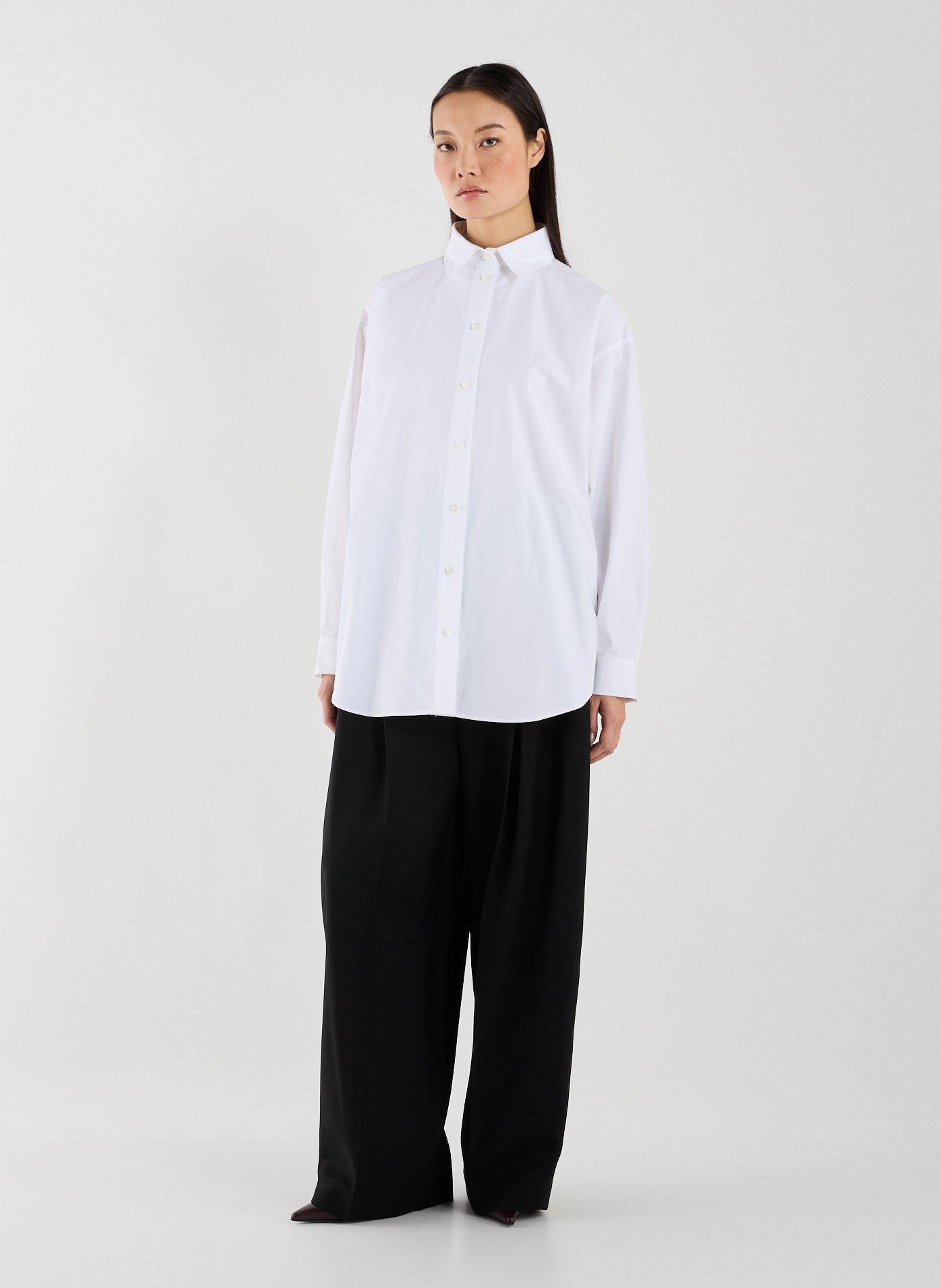 Men's Cotton Shirt JACQUEMUS White