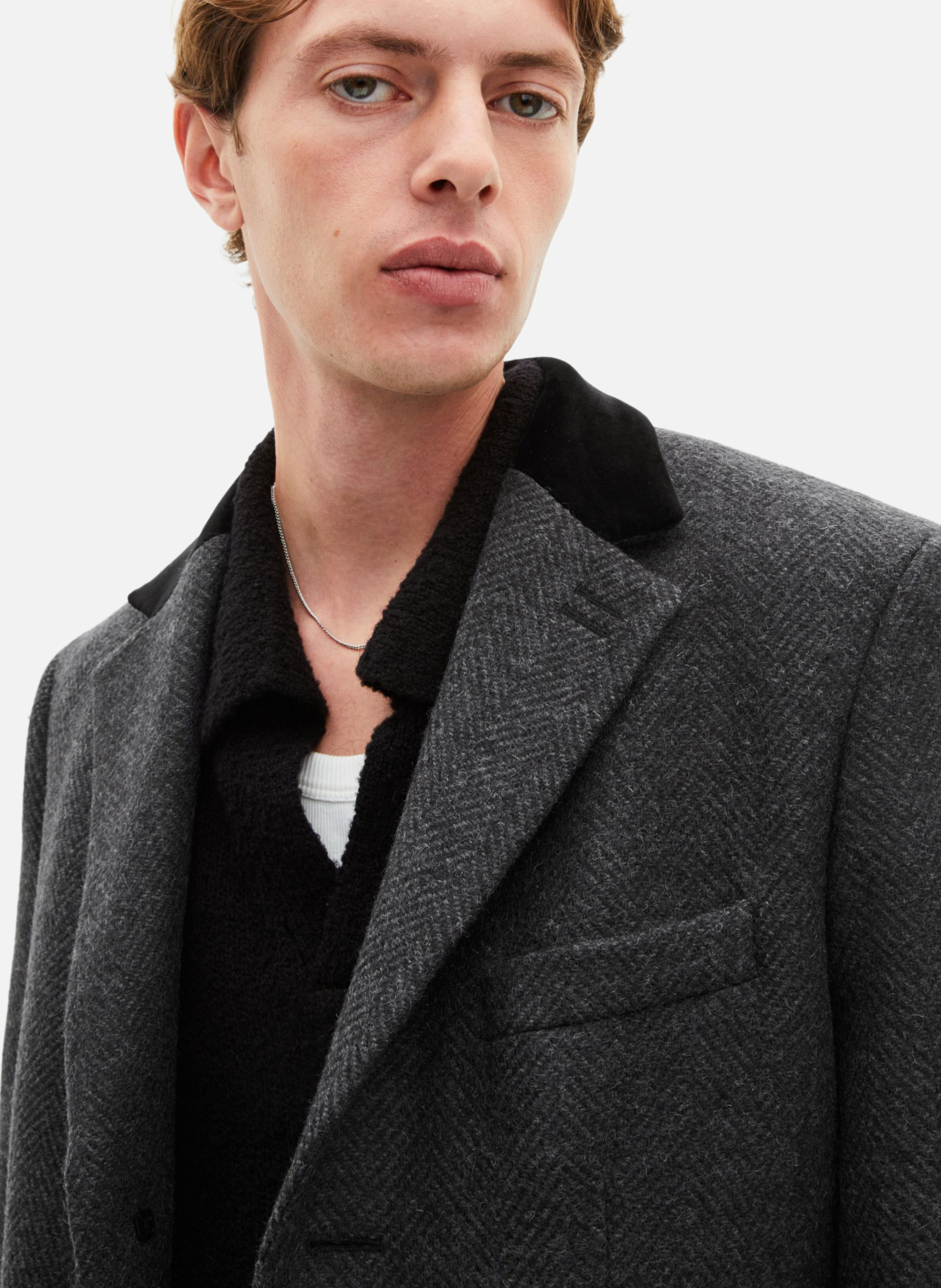 Manteau long THE KOOPLES Gris