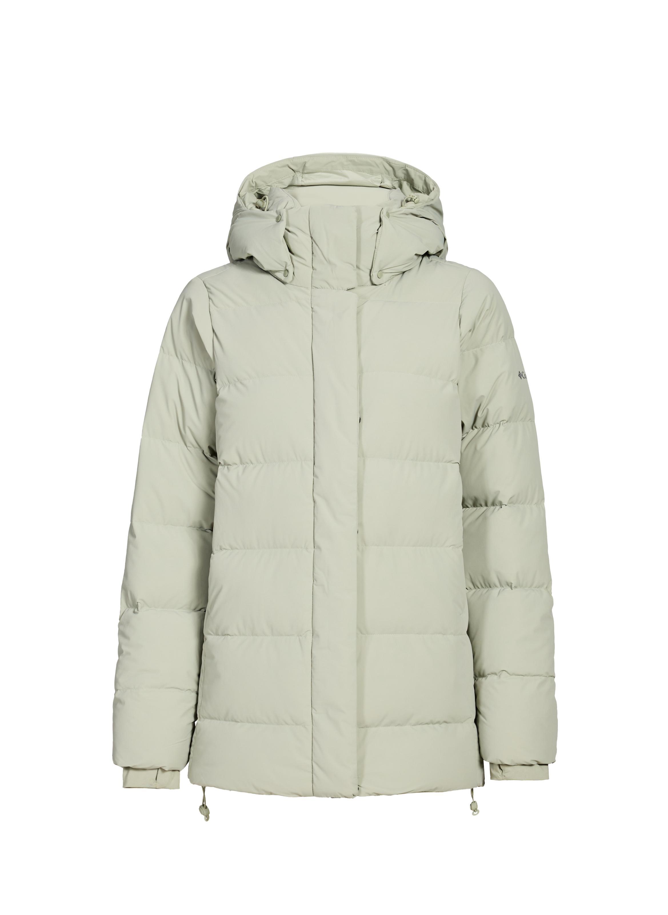 COLUMBIA Hooded straight-fit padded jacket Green