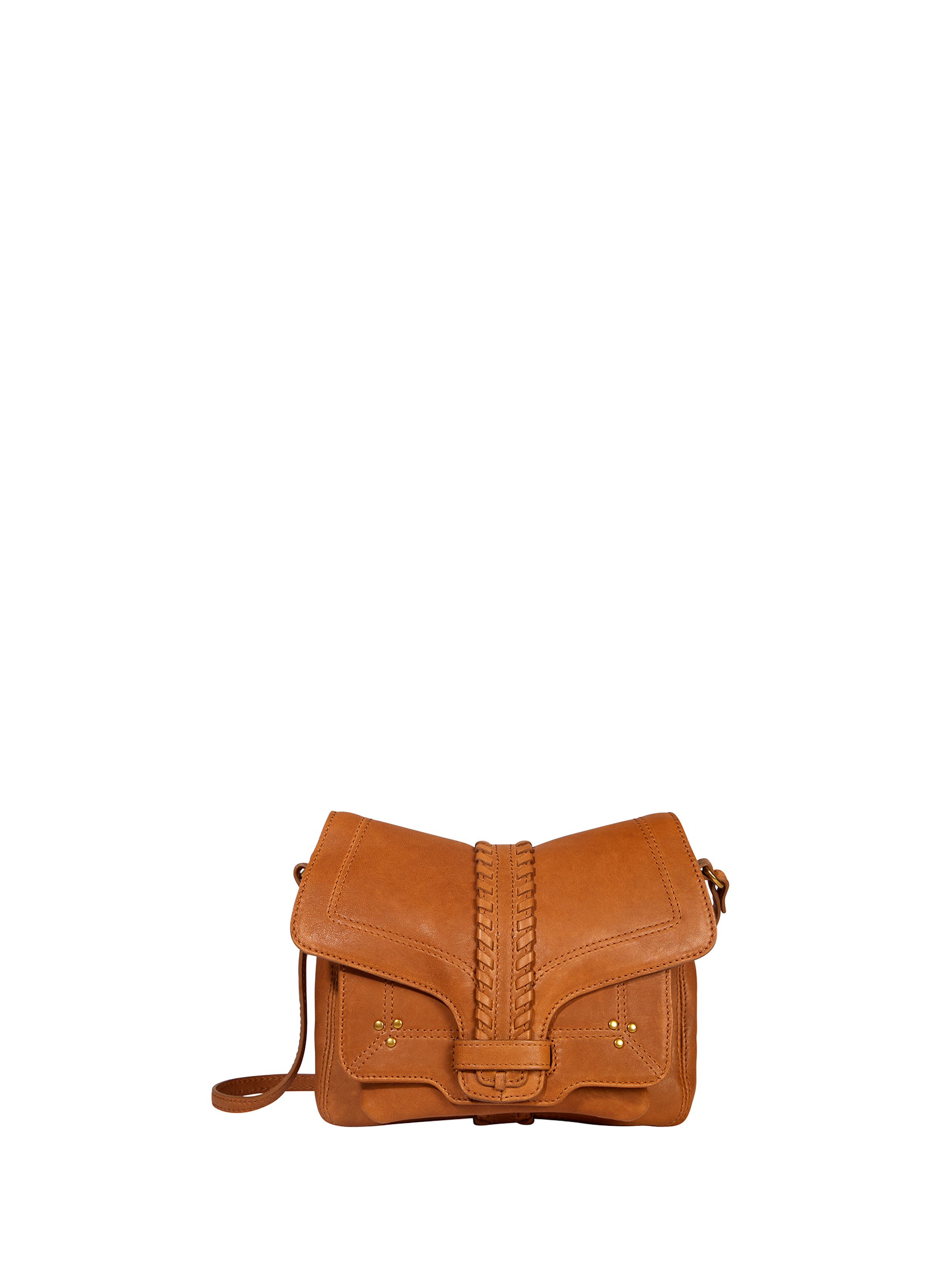 Harry S goat leather shoulder bag JÉRÔME DREYFUSS Brown