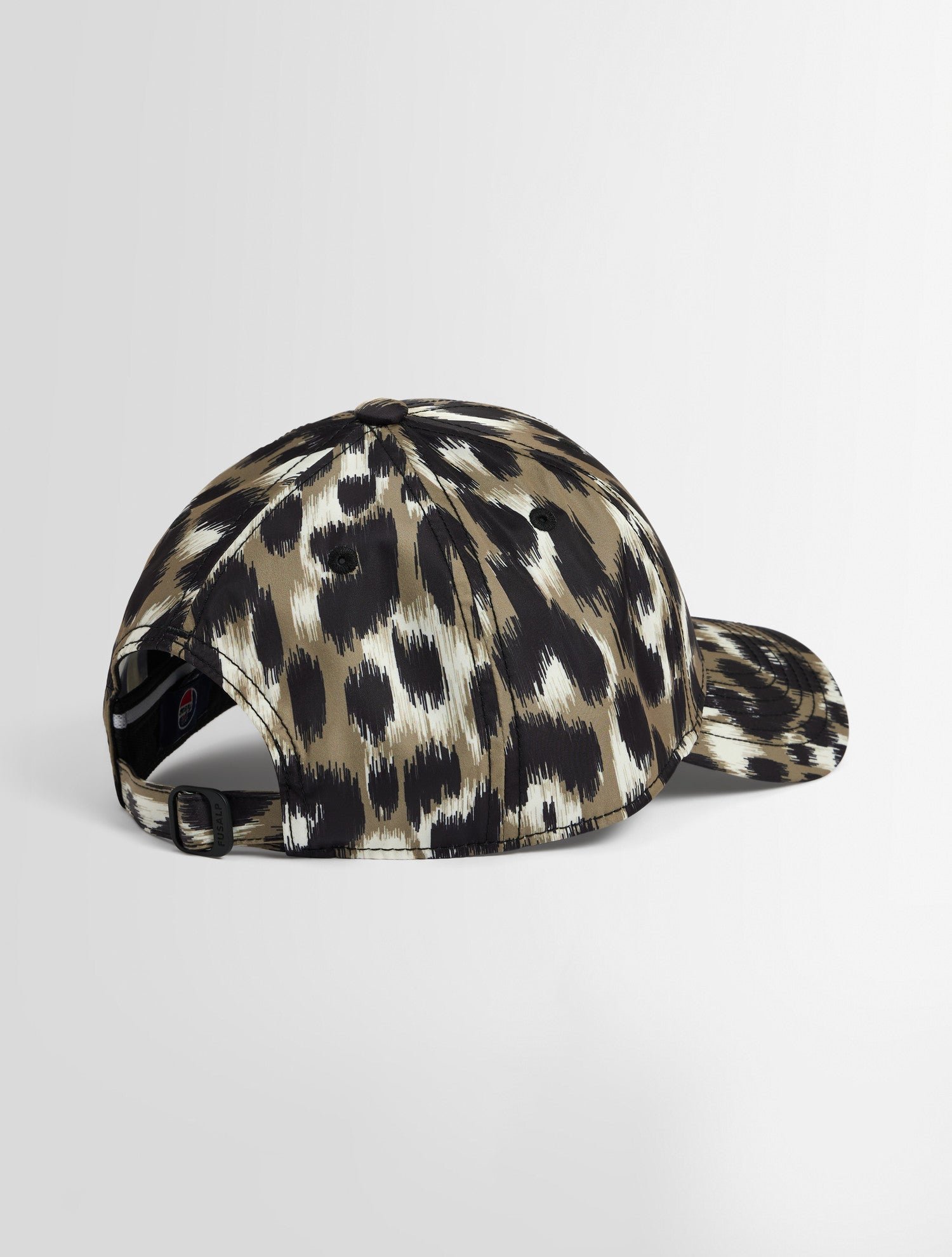 Casquette leopard coupe regular FUSALP Beige