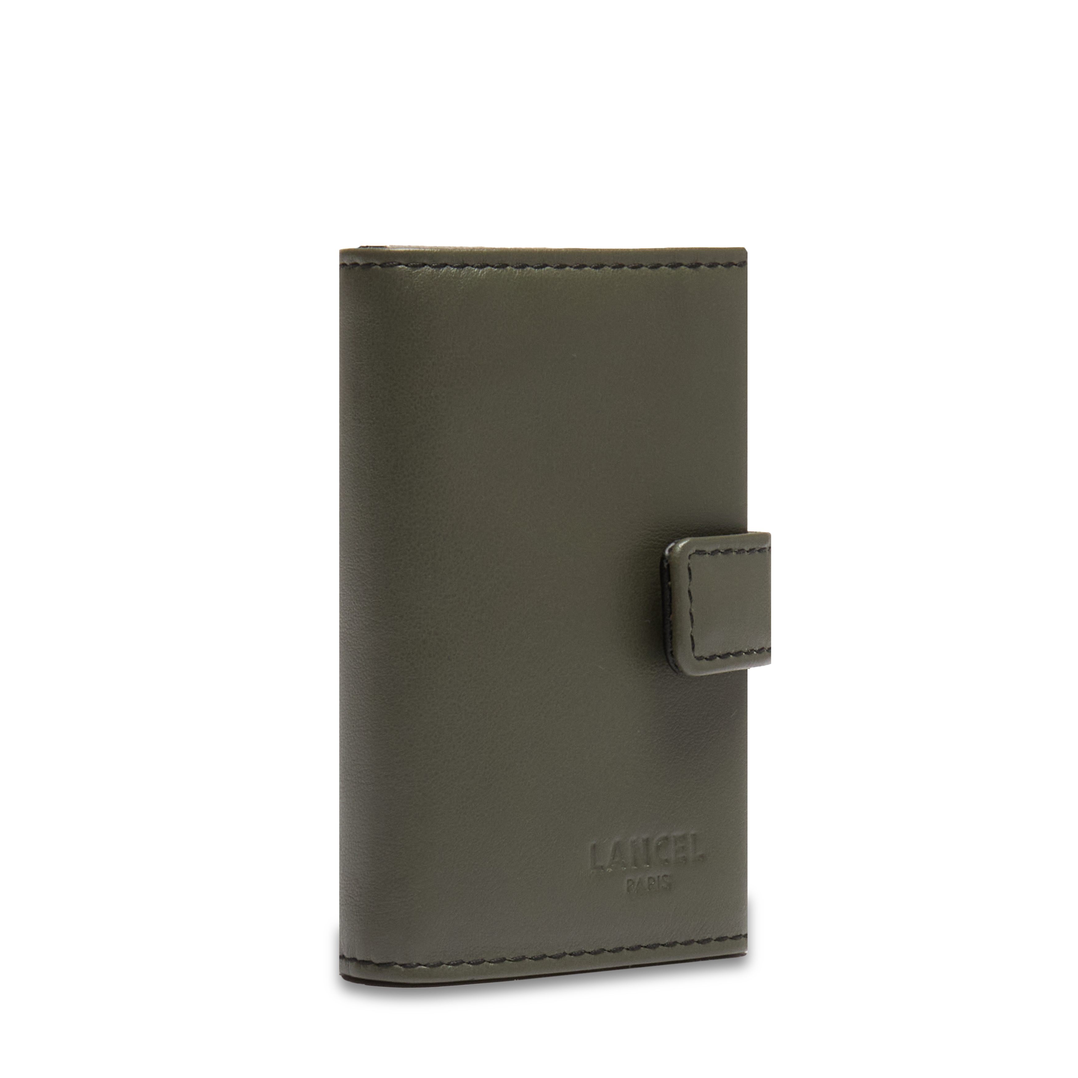 Porte-cartes léon de lancel en cuir LANCEL Noir