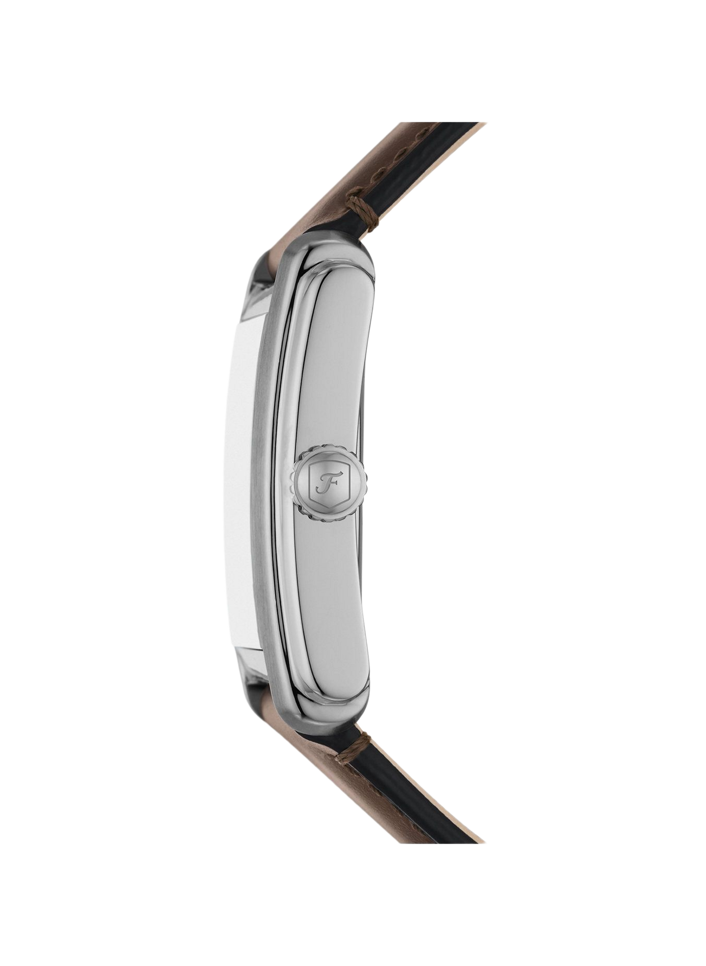 Montre quartz bracelet en cuir FOSSIL Marron