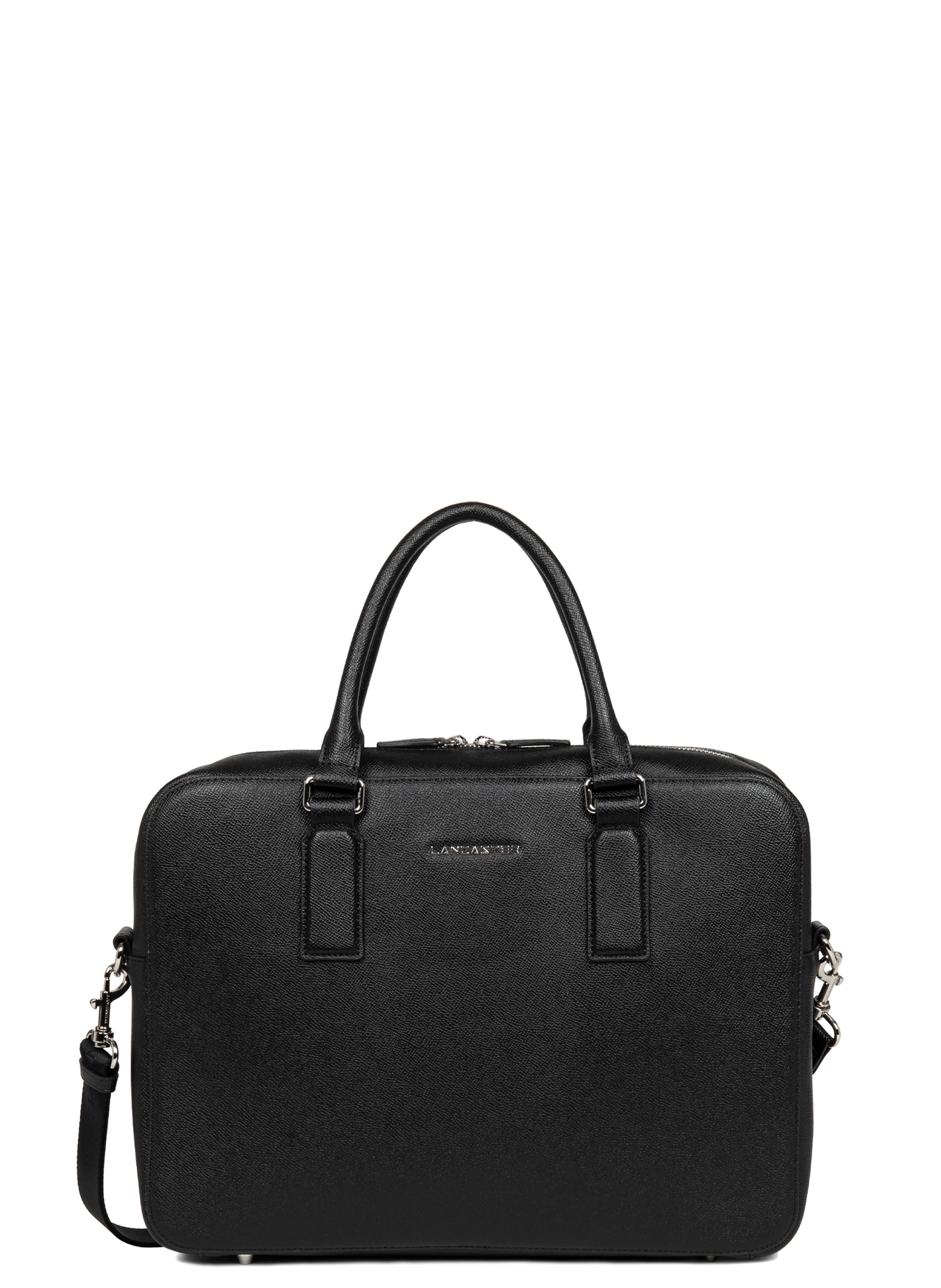 LANCASTER Portfolio document holder bag - Delphino Lucas Black