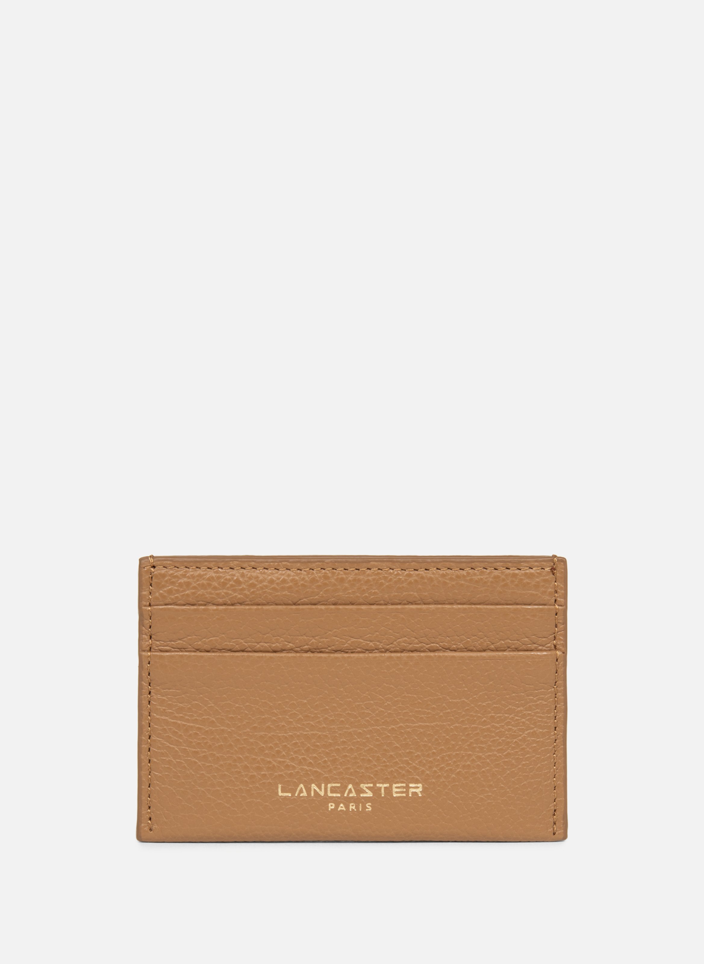 LANCASTER Card holder - Dune Brown